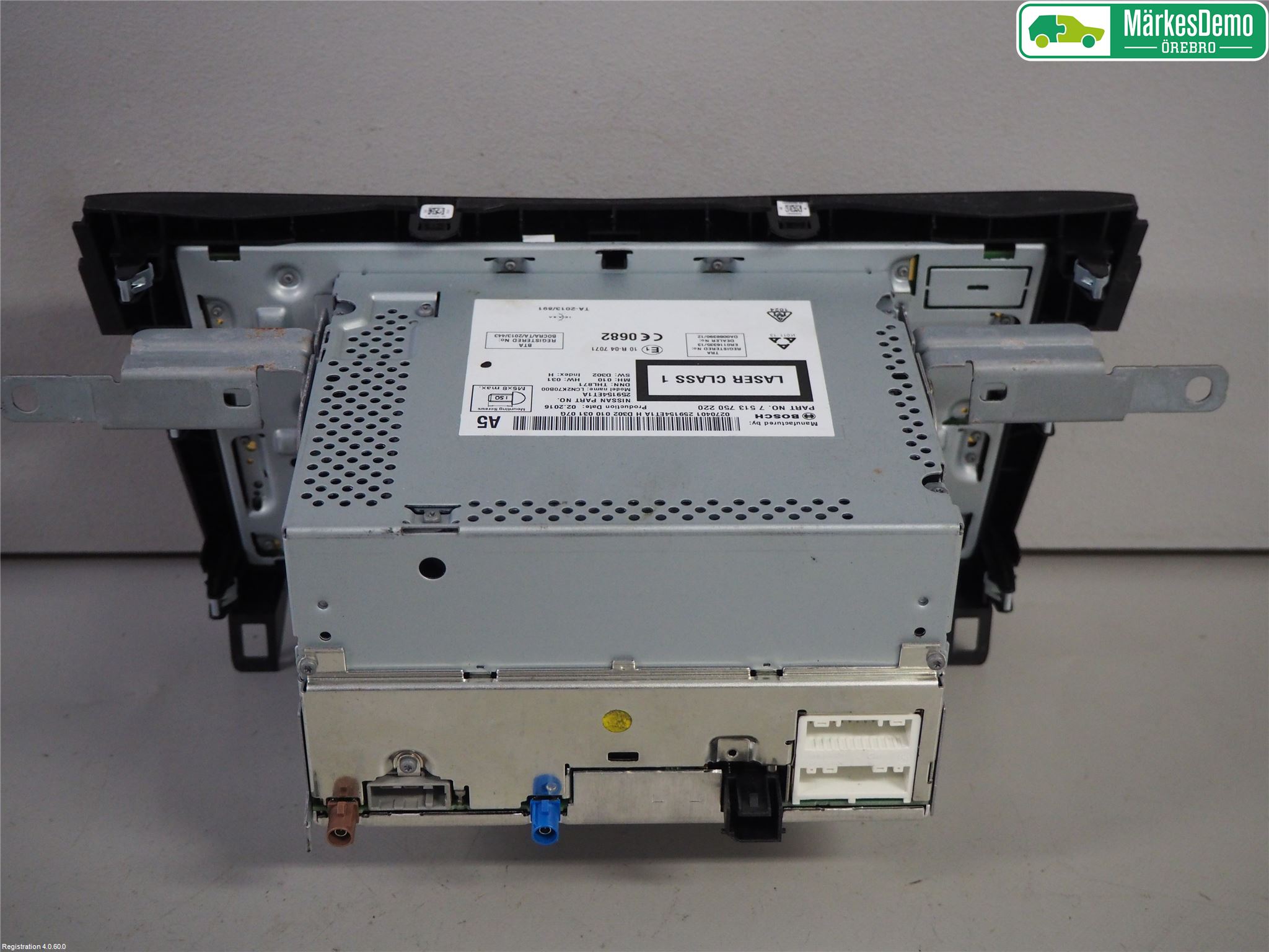 Nissan QASHQAI 14-17 Stereo Radio Med Cd