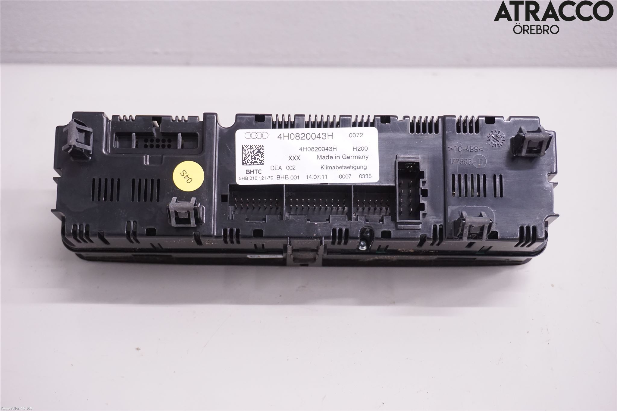 Audi A8/S8 4H 10-17 Varme Ac Betjening-Display