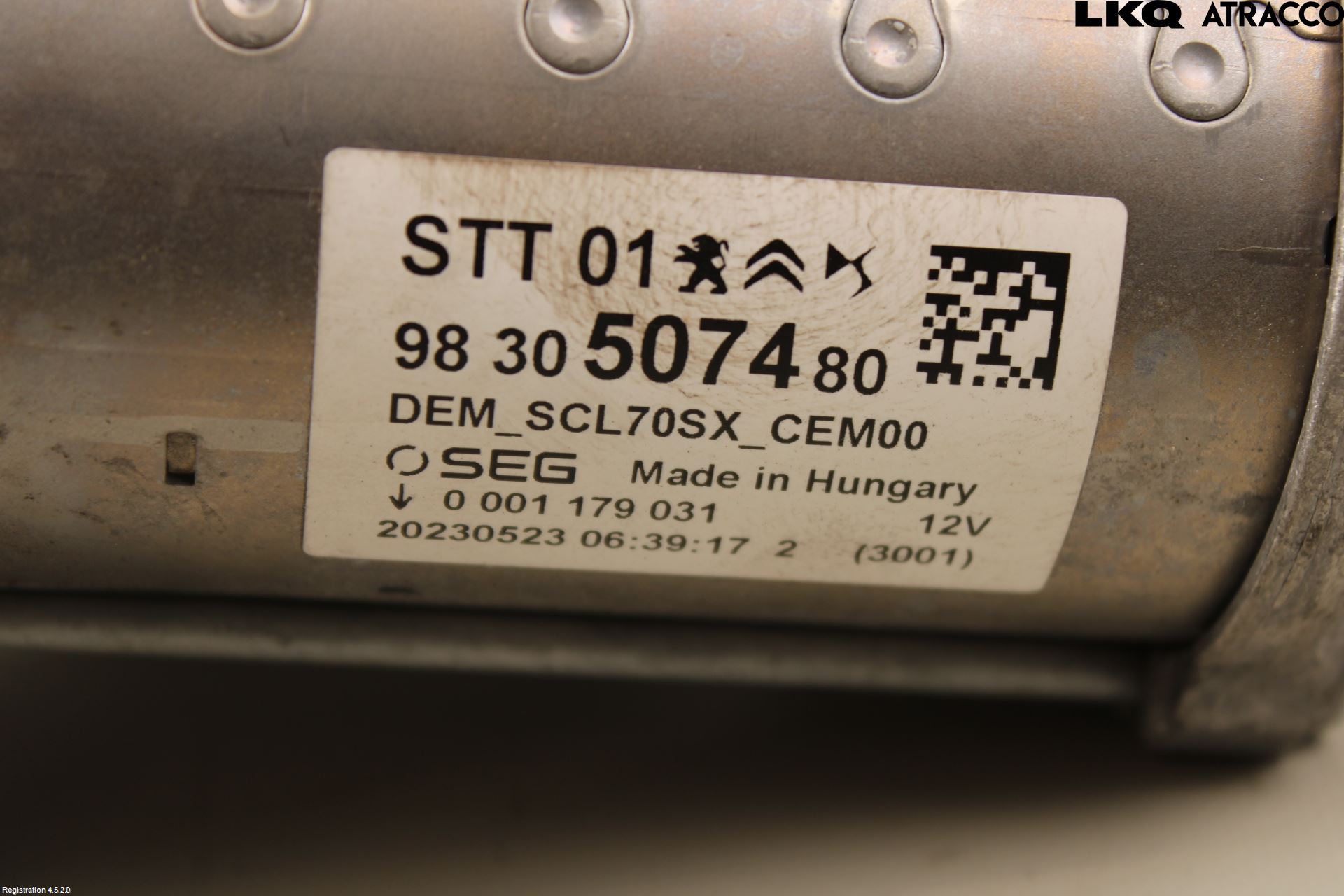 Peugeot 308/E-308 21- Startmotor