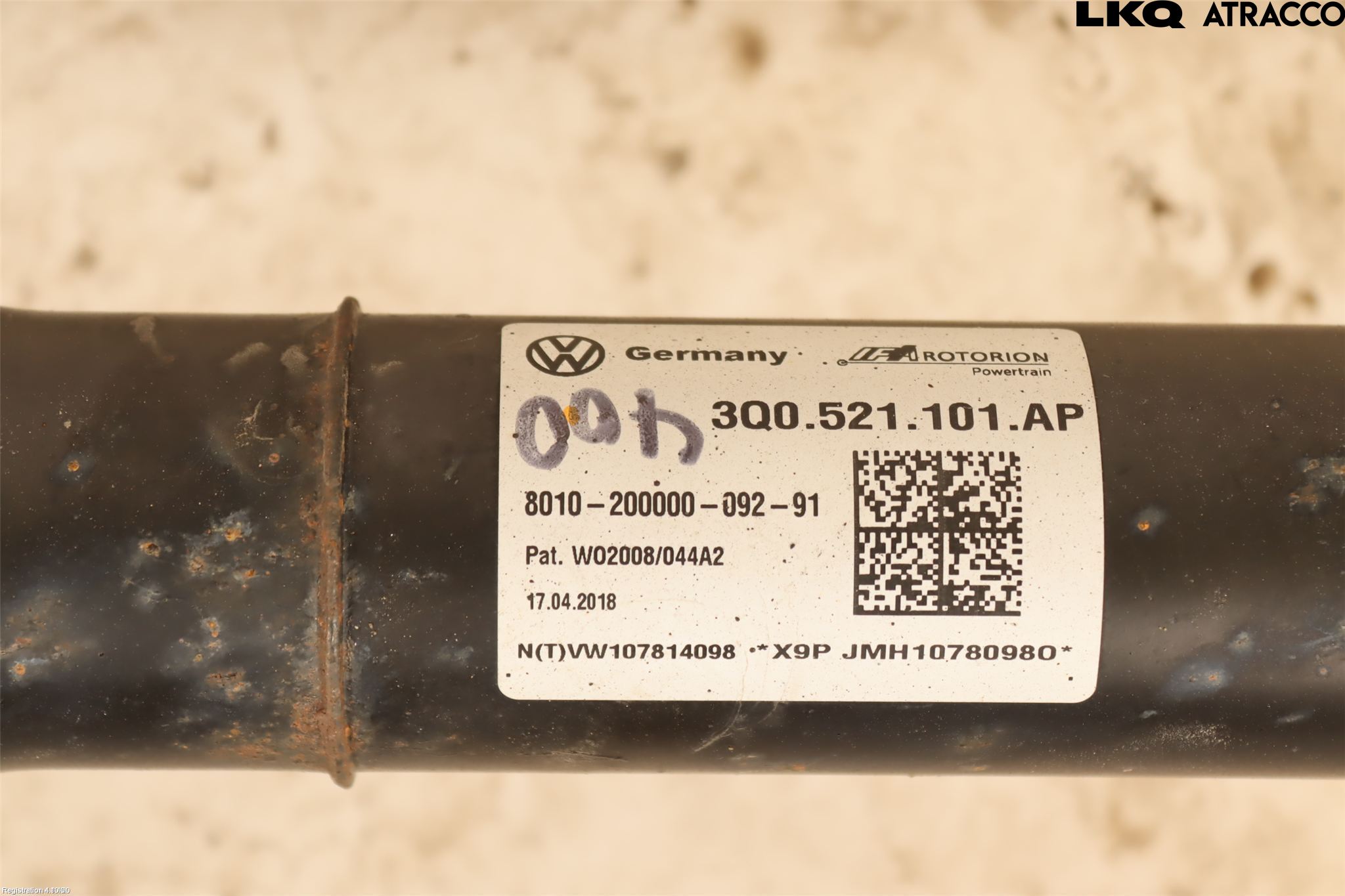 Volkswagen VW PASSAT 15-19 Mellomaksel Kompl