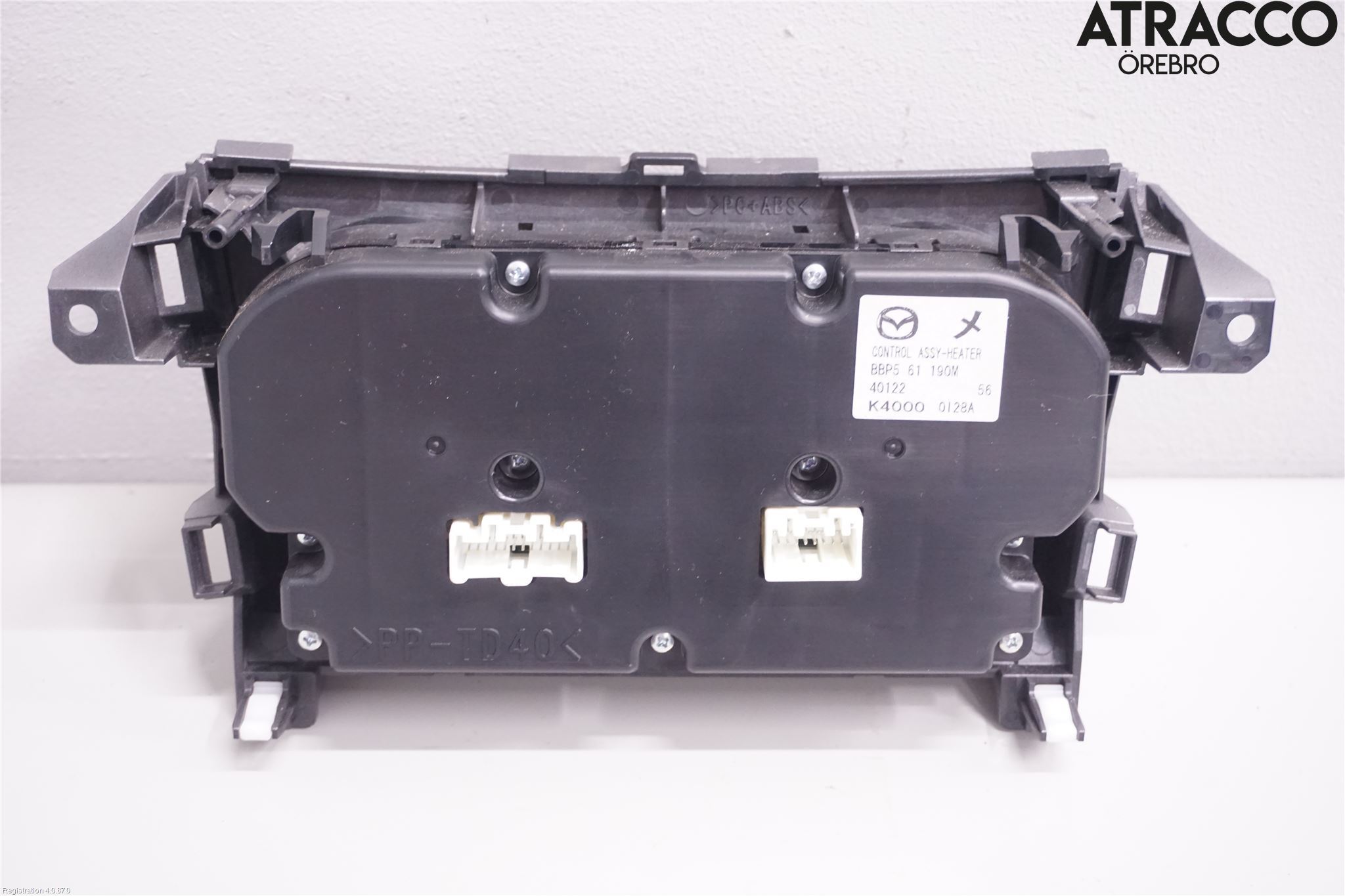 Mazda 3 II 09-13 Varme Ac Betjening-Display