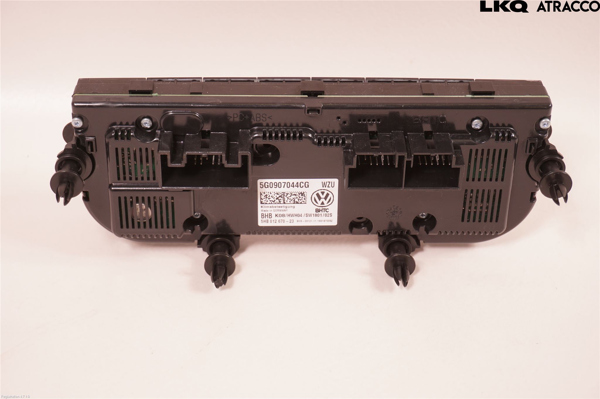Volkswagen VW GOLF / E-GOLF VII 13-20 Varme Ac Betjening-Display