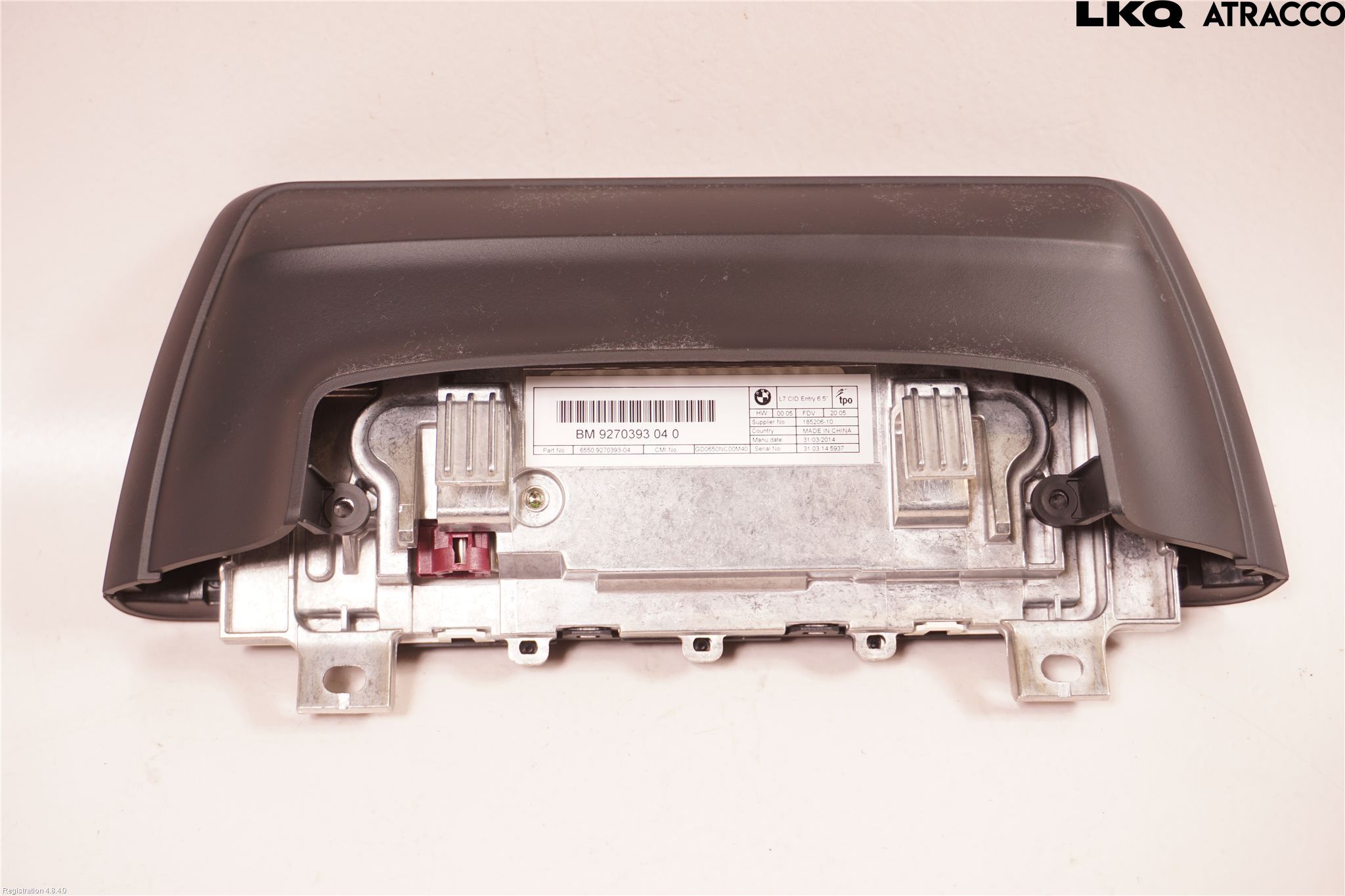 BMW 3 F30/F31/F80 12-19 Instr Skjerm Dvd-Gps-Ac-Tlf
