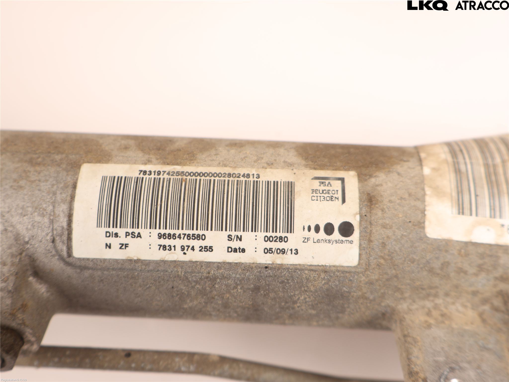Peugeot 508 11-18 Servo Snekke - Tannstang