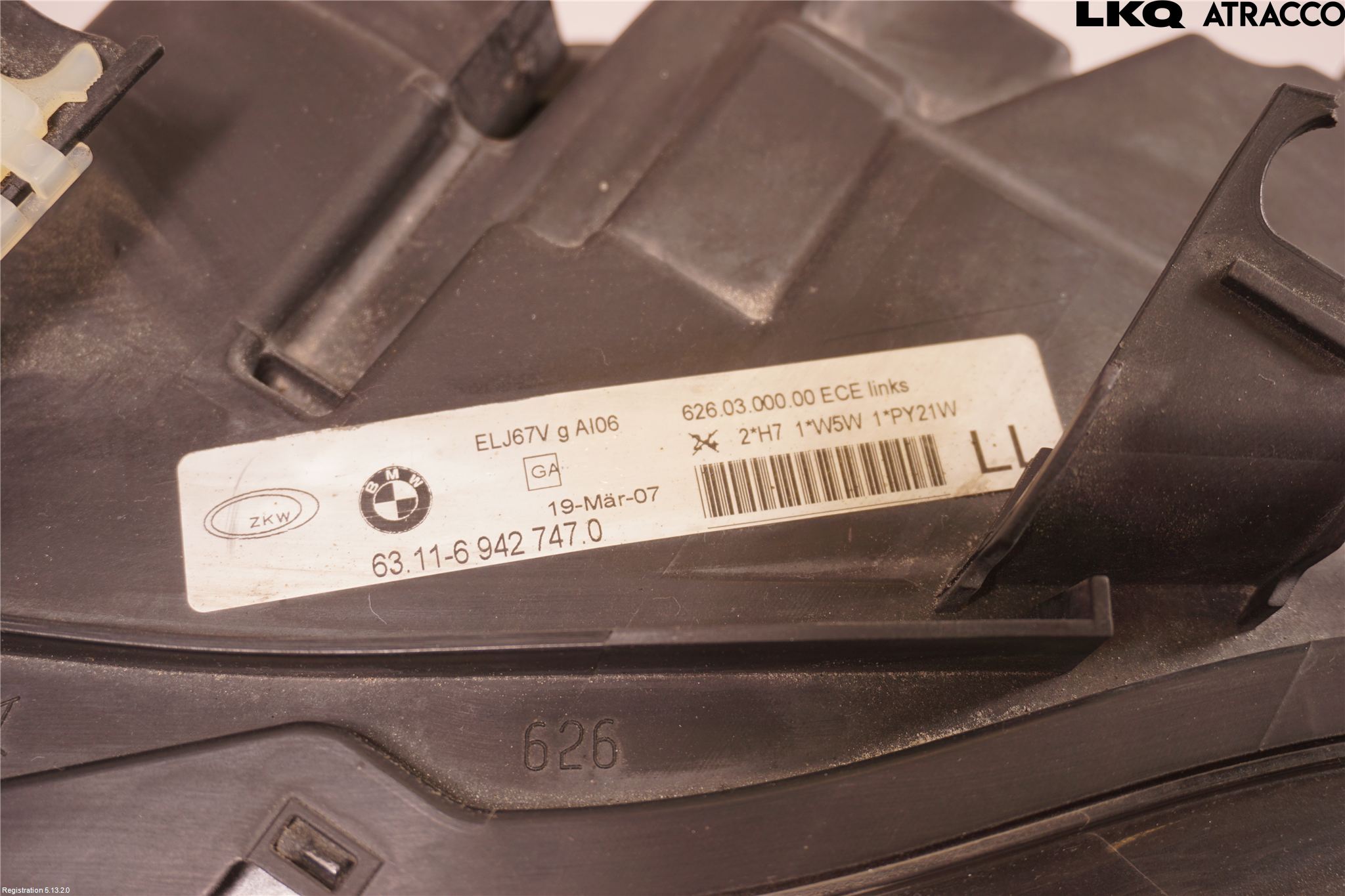 BMW 3 E90/91 SED/TOU 05-12 Frontlykt Venstre