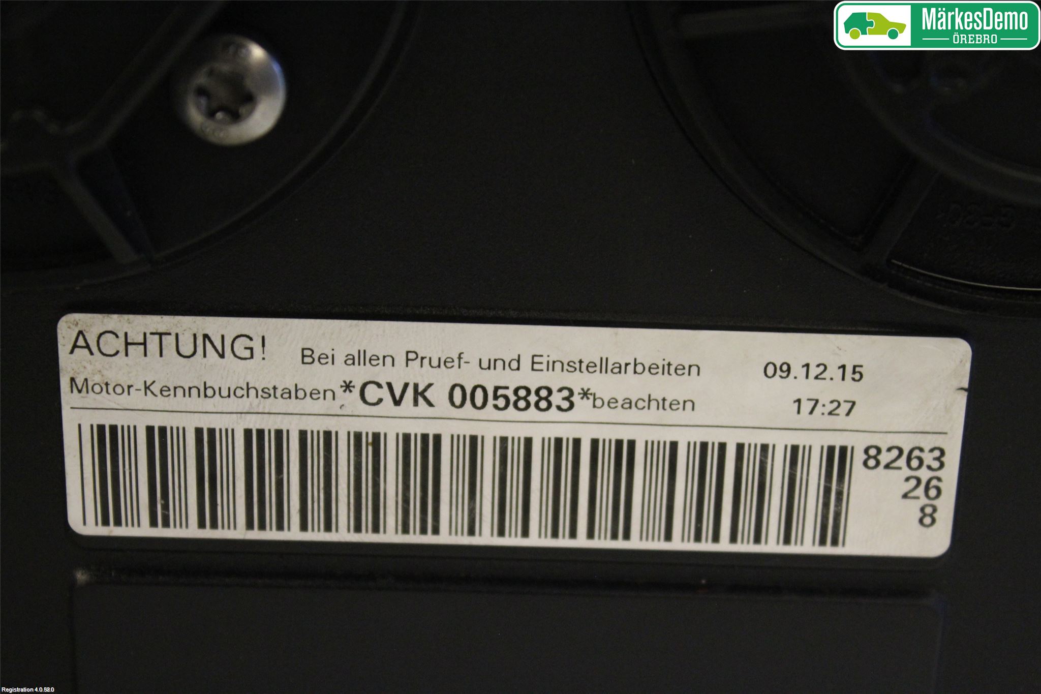Audi A4/S4 B9 16-19 Topplokk Bensin