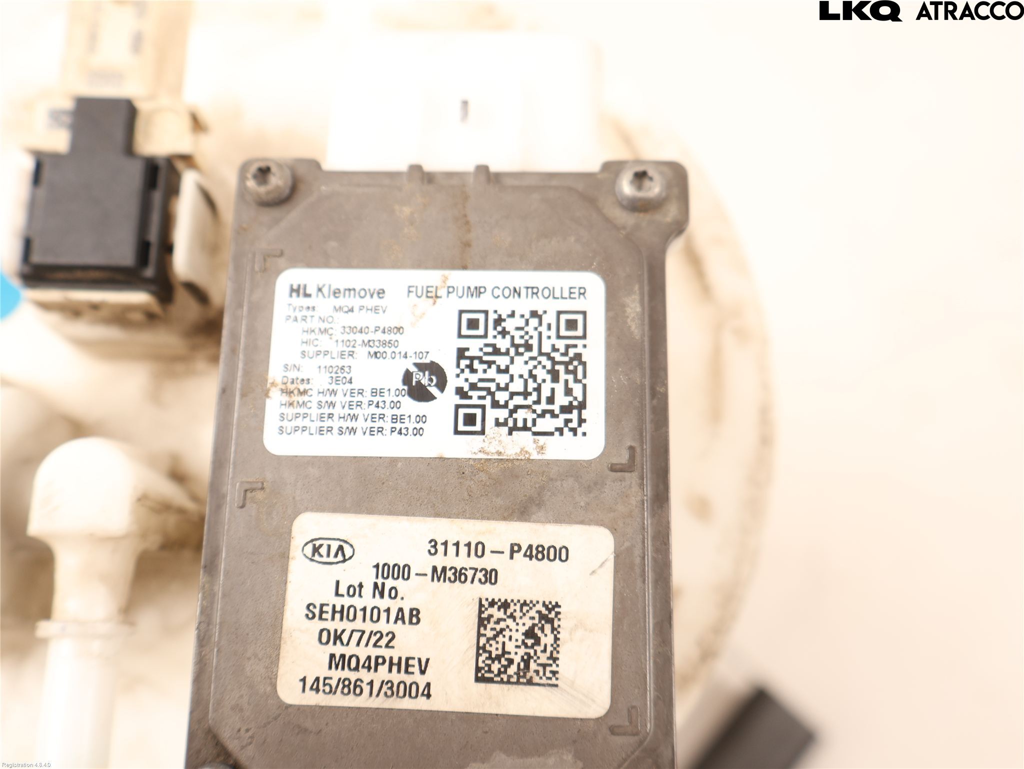 Kia SORENTO 21- Drivstoffpumpe Fødepumpe El