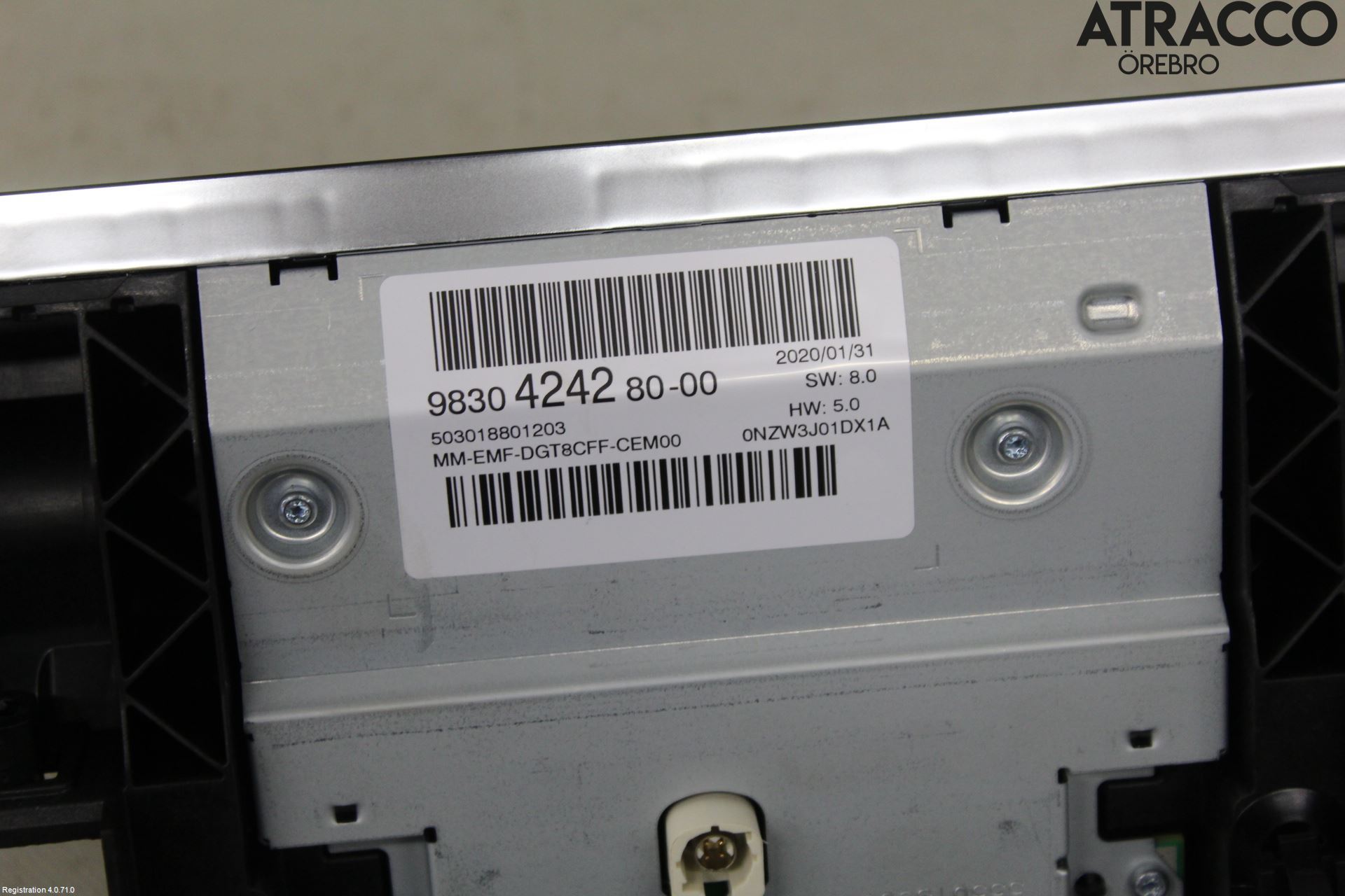 Peugeot 5008 17-24 Stereo Radio Med Cd