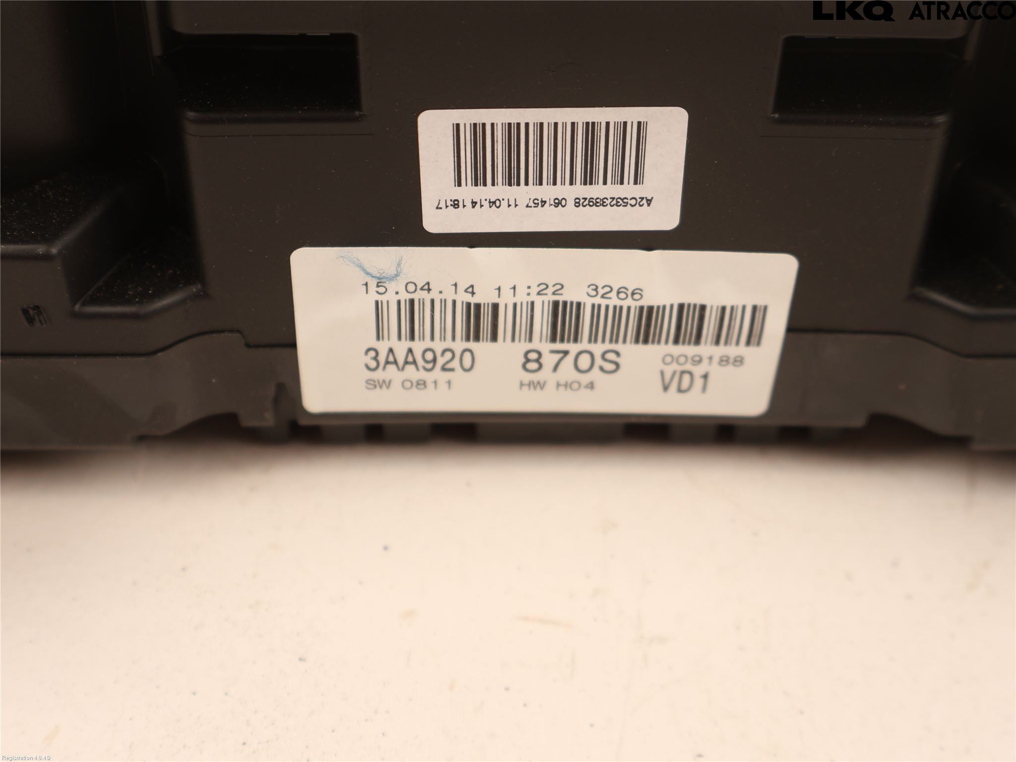 Volkswagen VW PASSAT 11-14 Instr Kombinert
