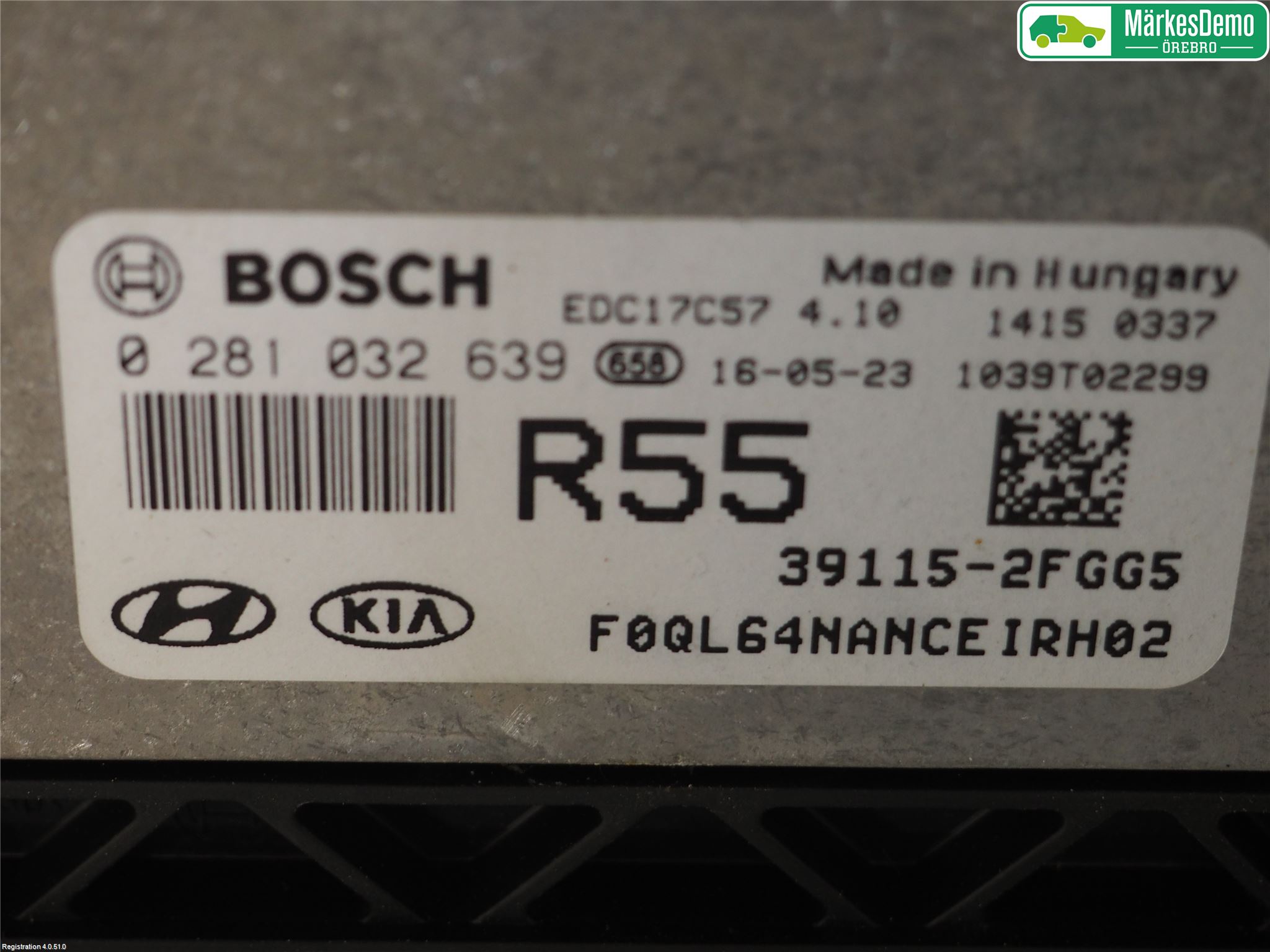 Kia SPORTAGE (QL) 16-21 Styreenhet Innsprøytning