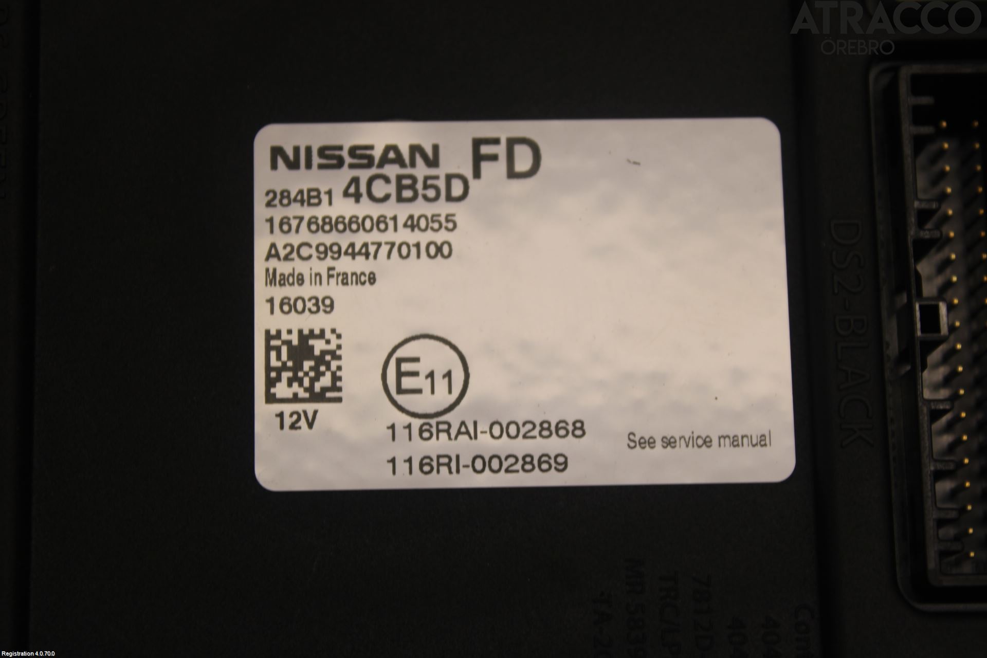 Nissan QASHQAI 14-17 Styreenhet Øvrig