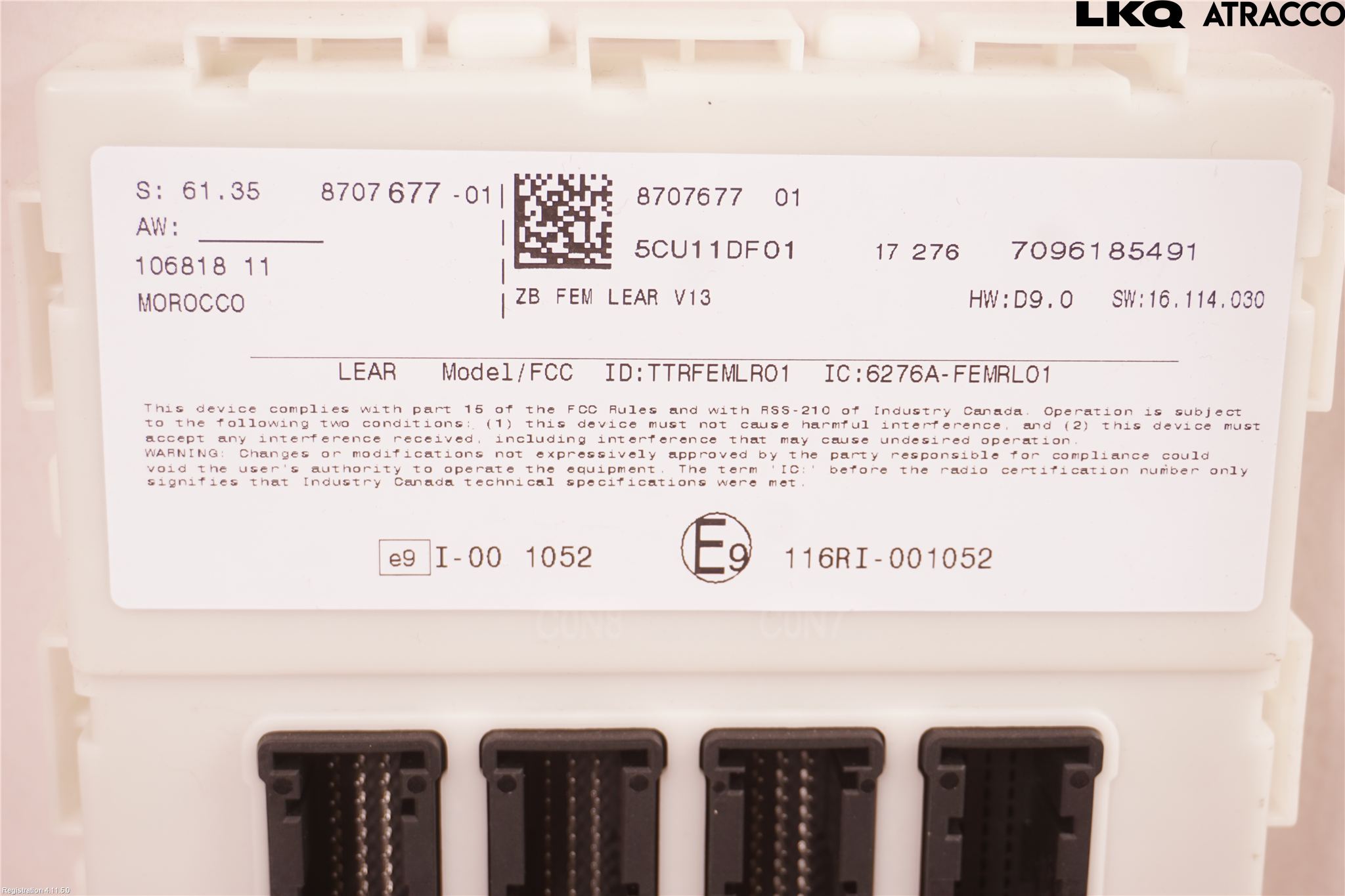 BMW 3 F30/F31/F80 12-19 Sikringsboks - Elsentral