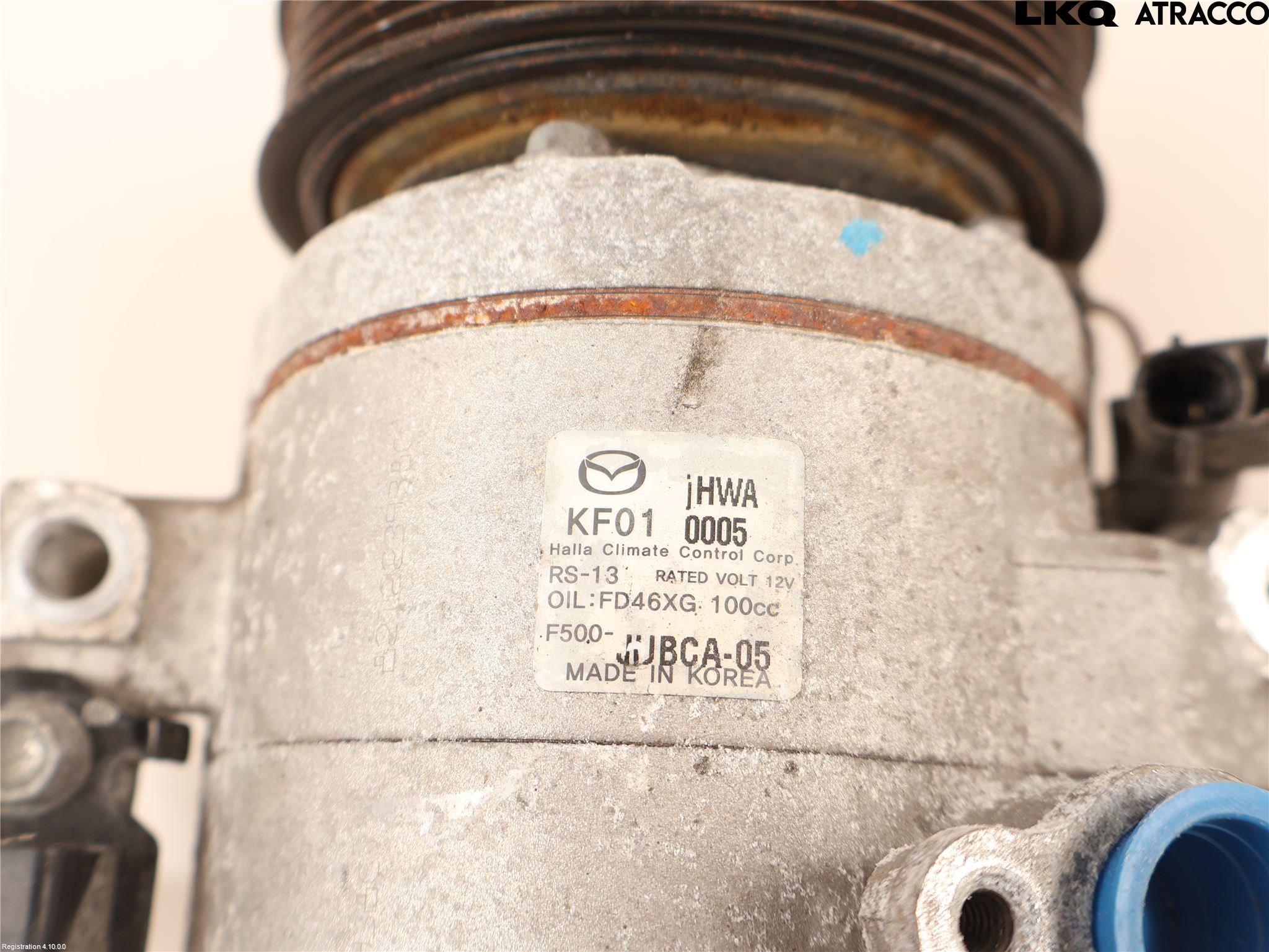 Mazda 3 III 14-19 Varme Ac Kompressor