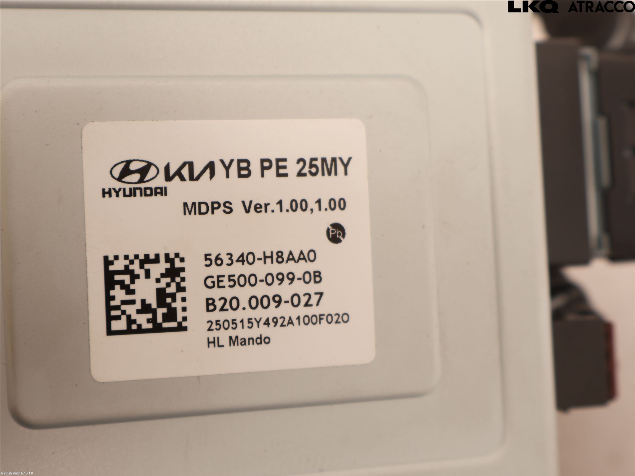 Kia STONIC 18->> Rattakselaggregat Innebygd Servo