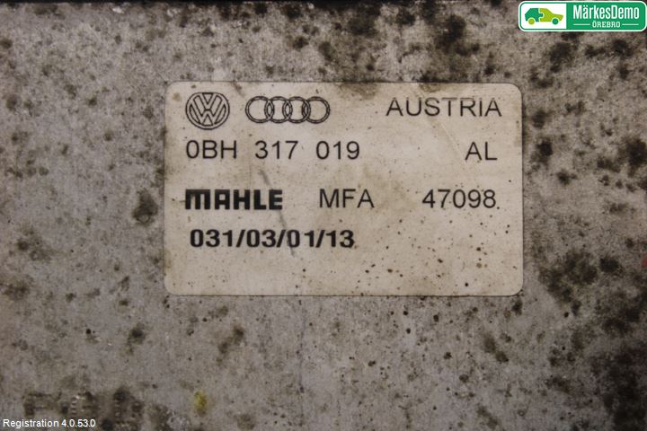 Volkswagen VW TIGUAN 07-16 Radiator Oljekjøler Automatgea