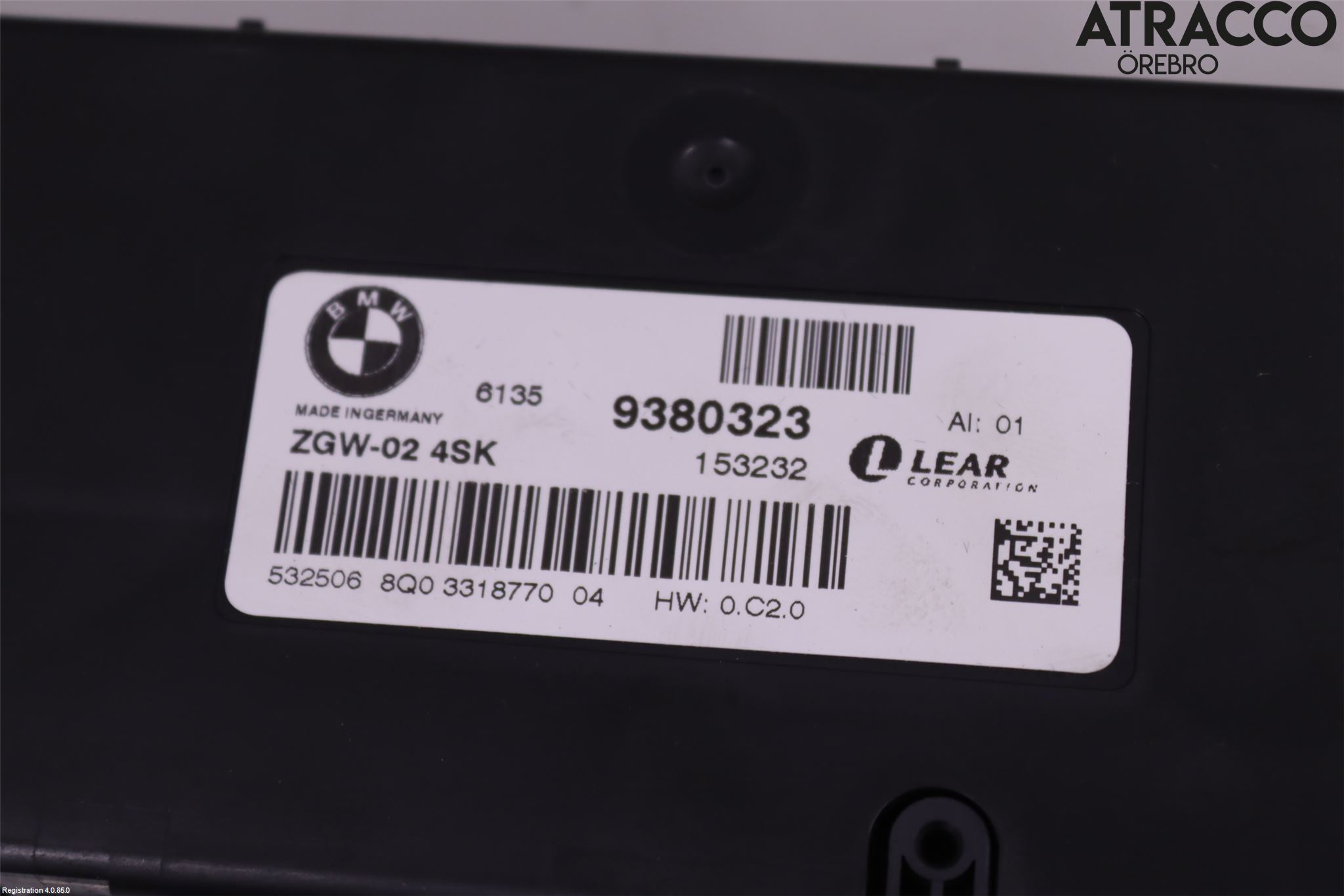 BMW 5 F10/F11/F18 09-17 Styreenhet Øvrig