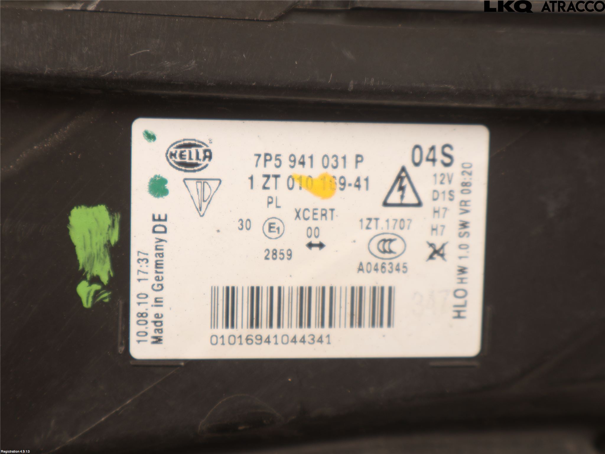 Porsche CAYENNE 03- Frontlykt Venstre