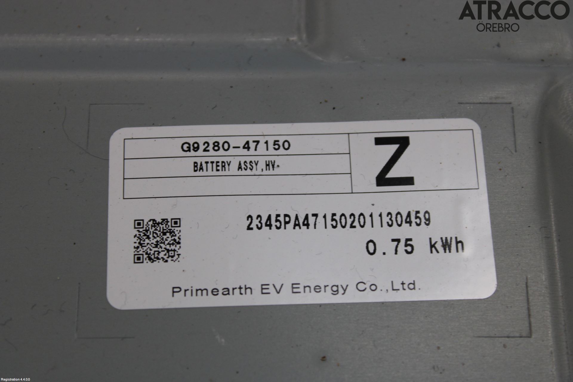 Toyota COROLLA 19- Hybrid Batteri