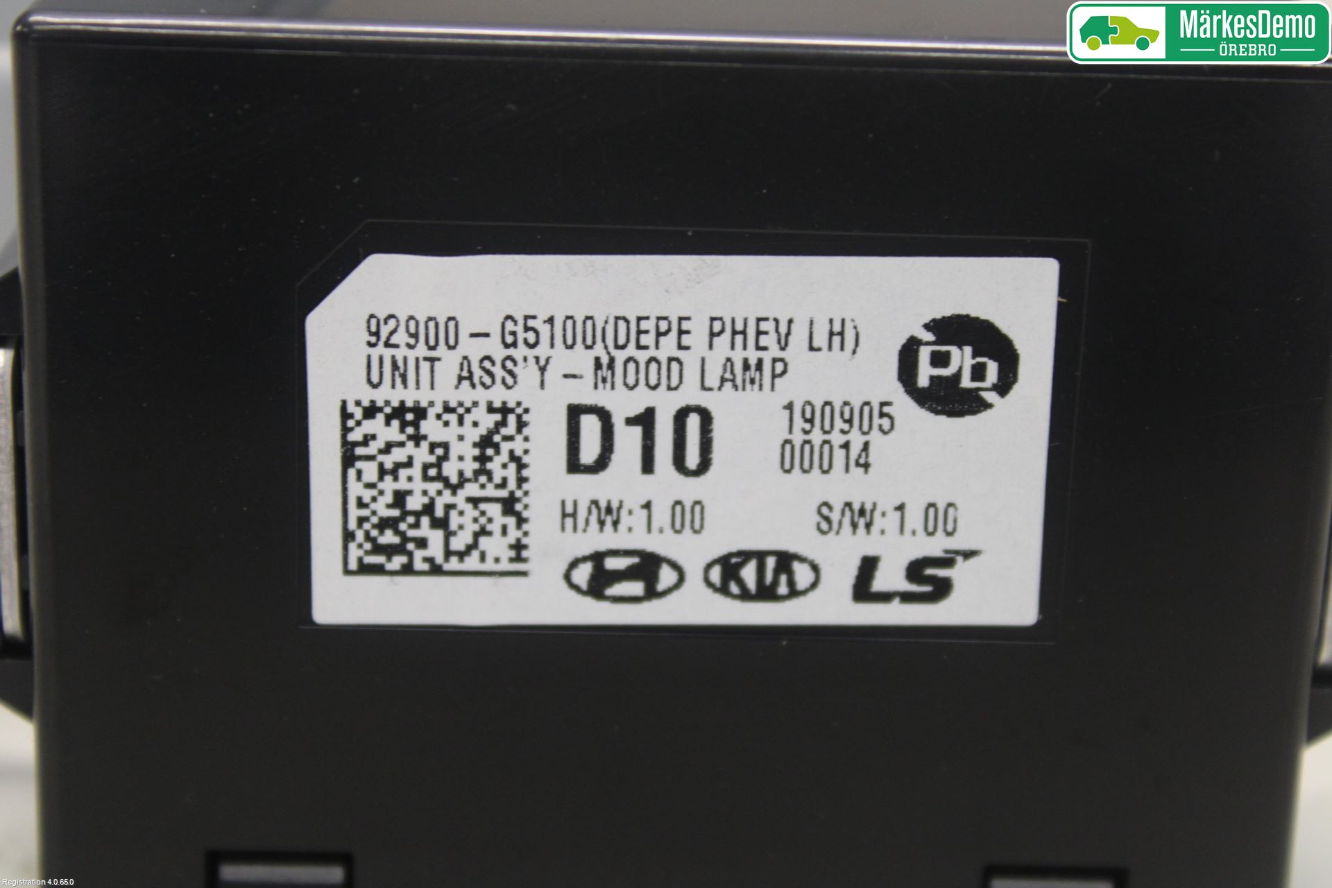 Kia NIRO (DE) 17-22 Styreenhet Øvrig