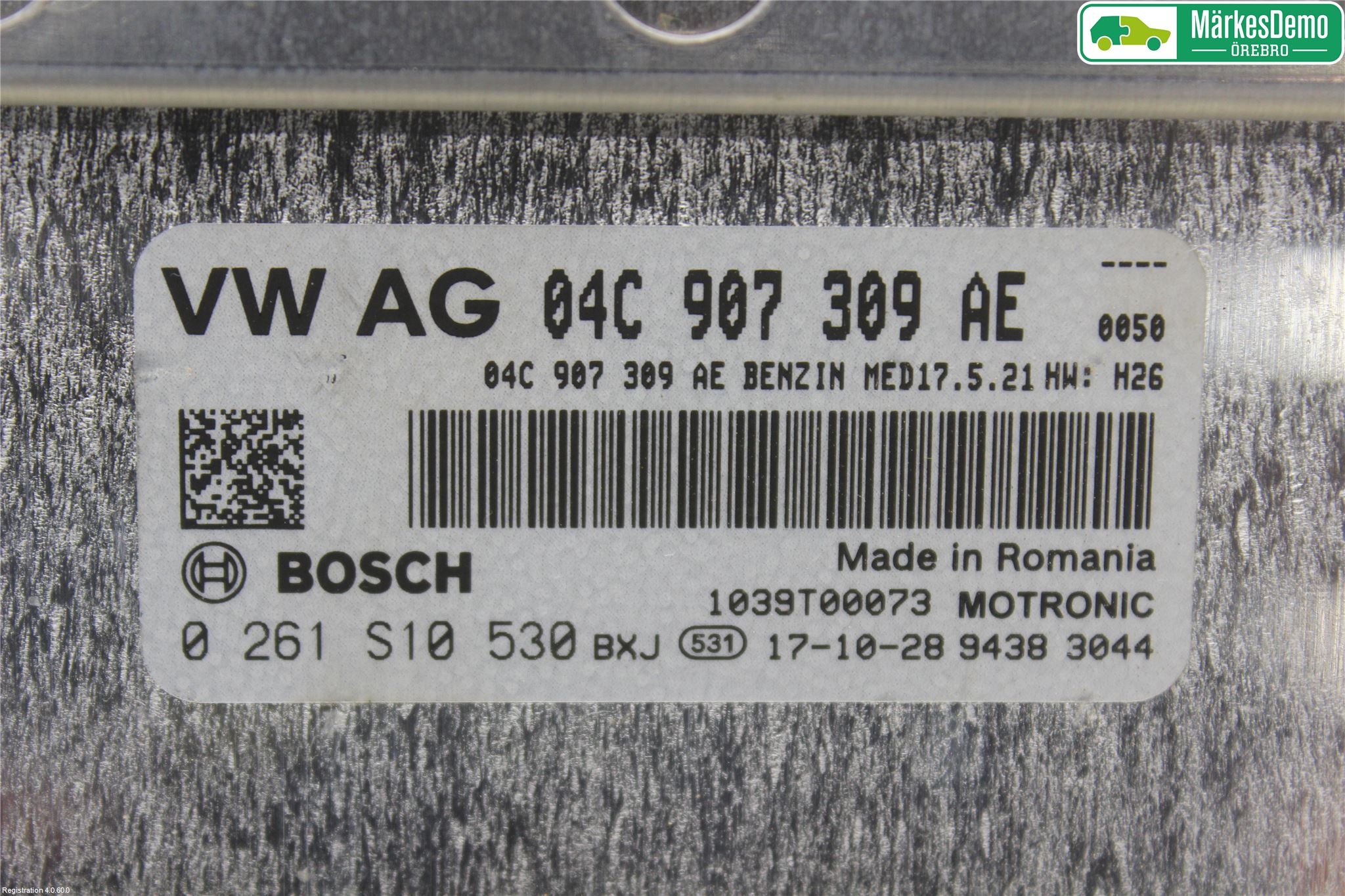 Volkswagen VW GOLF / E-GOLF VII 13-20 Styreenhet Innsprøytning