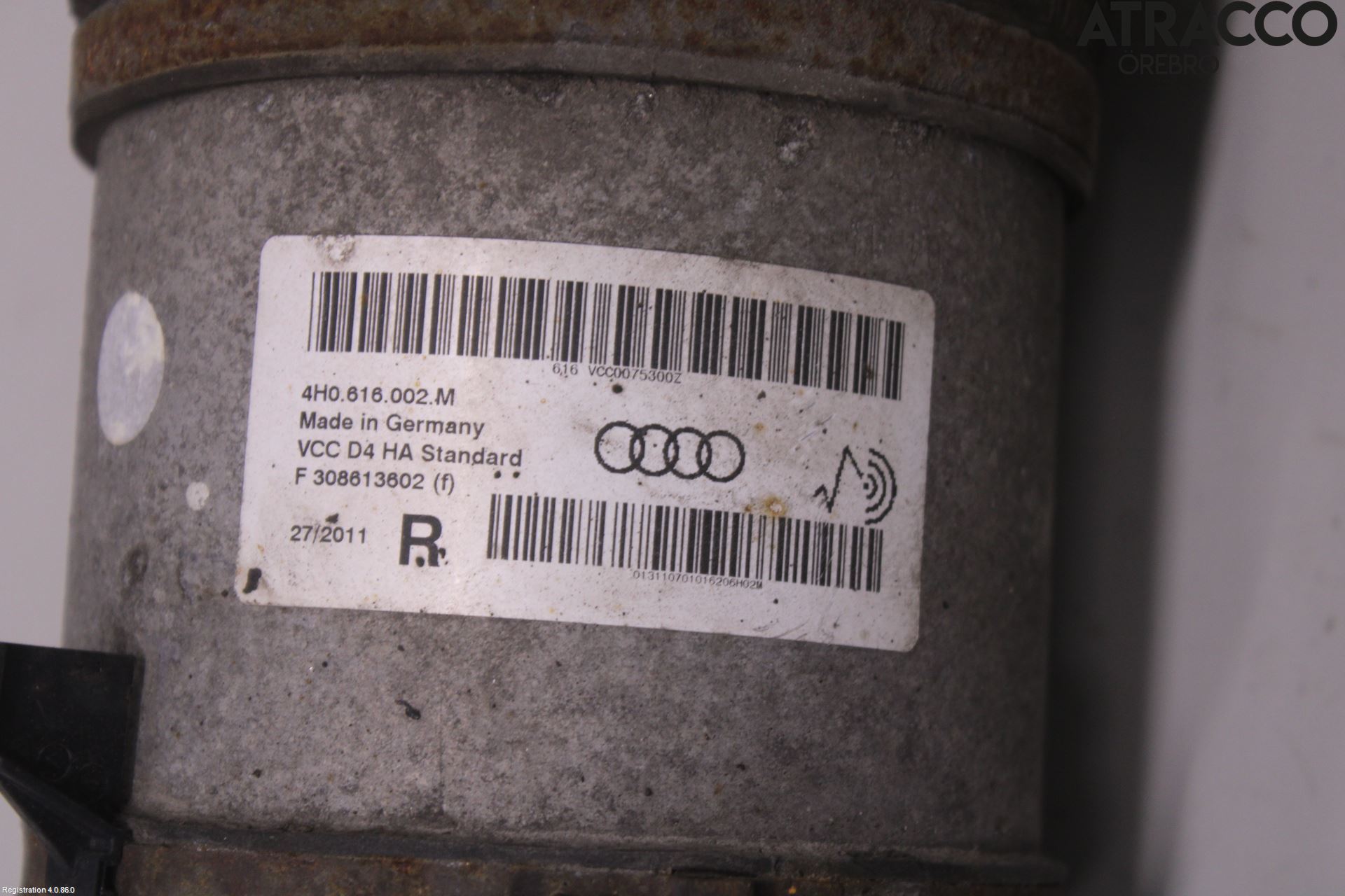 Audi A8/S8 4H 10-17 Fjærbein Bak Høyre