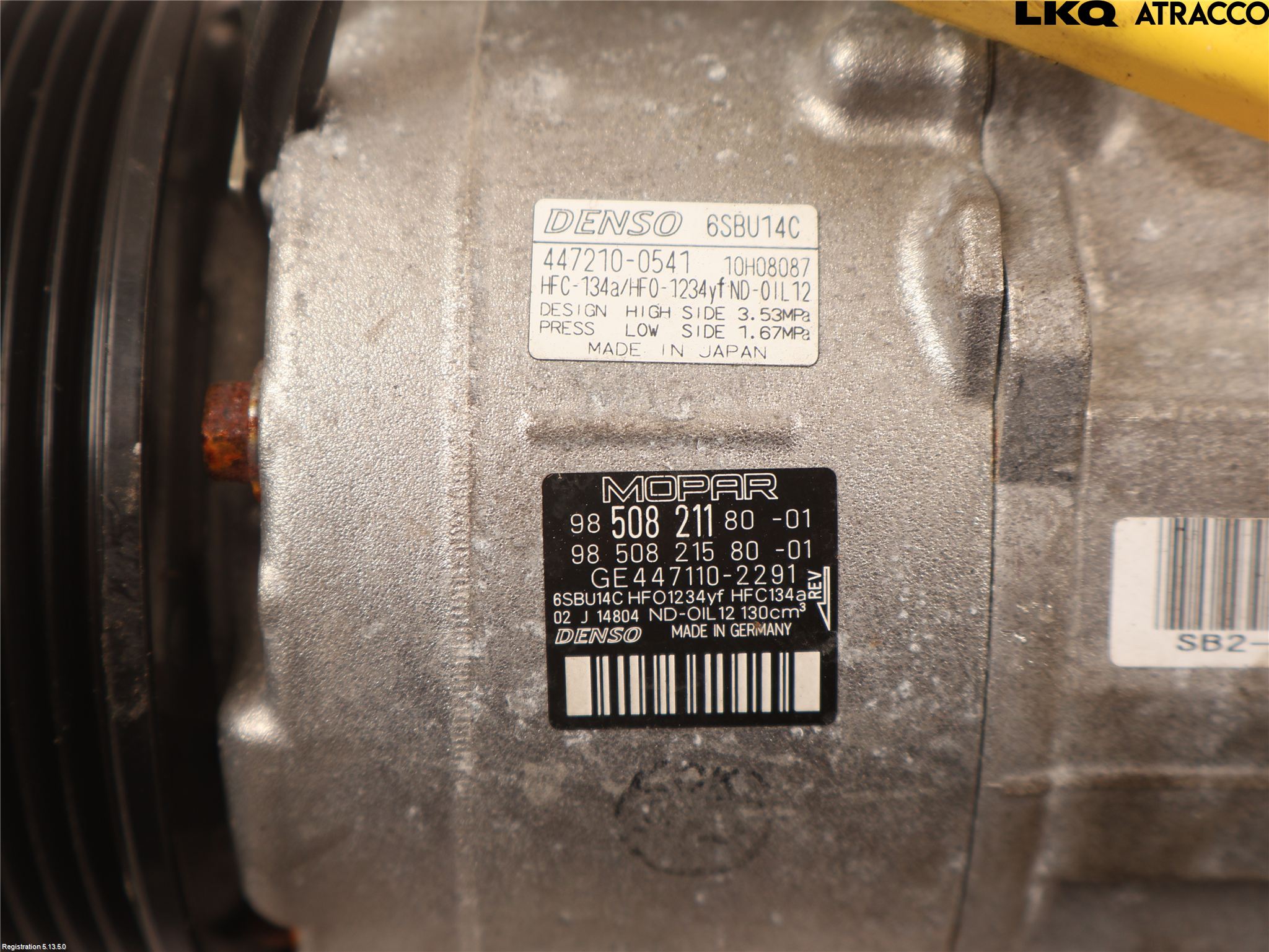 Peugeot 2008/E-2008 20- Varme Ac Kompressor