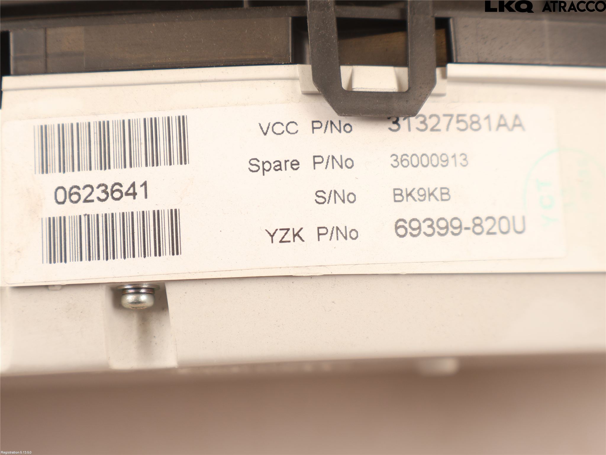 Volvo V70 08-13 Instr Kombinert
