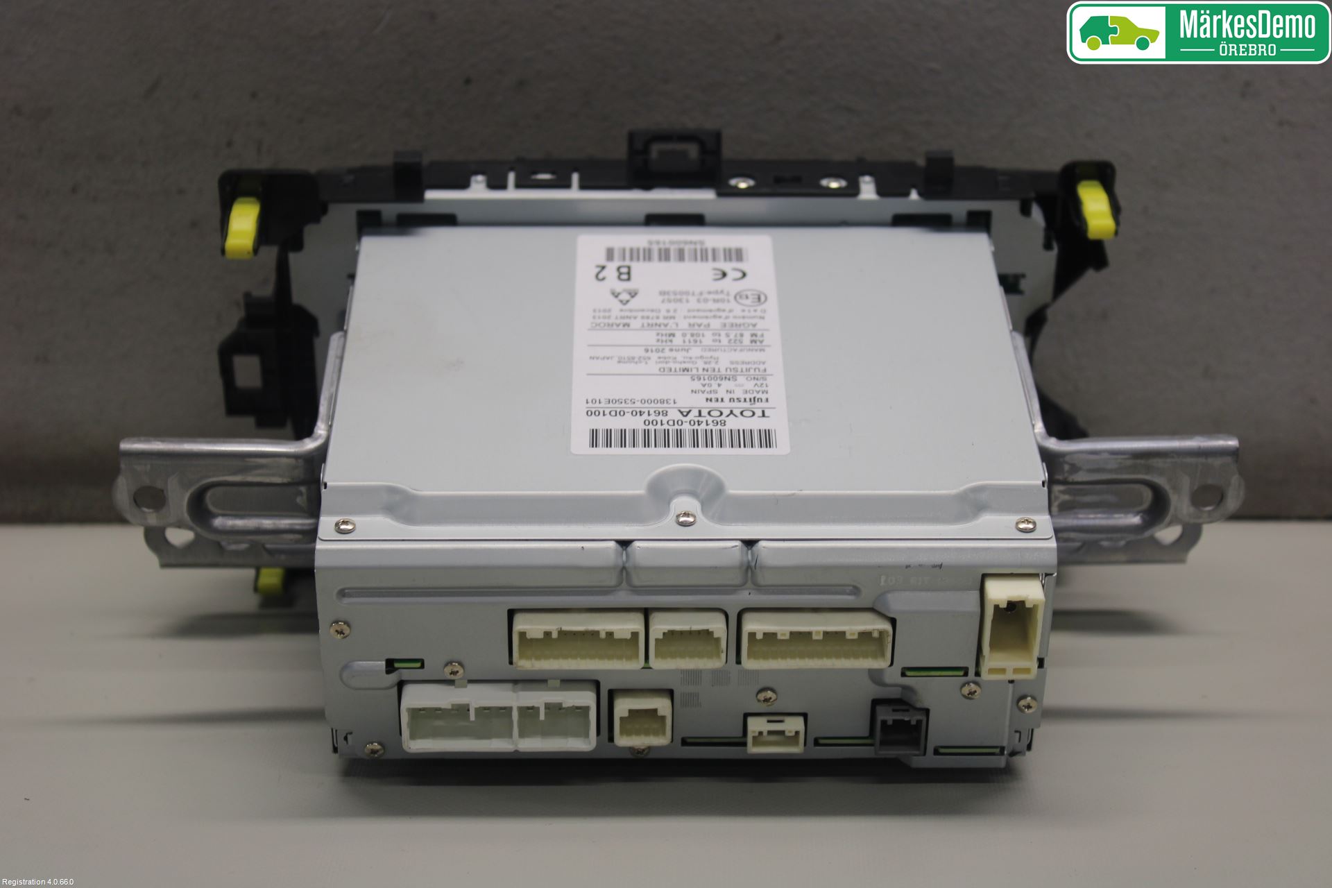 Toyota YARIS XP130 15-20 Stereo Radio Med Cd