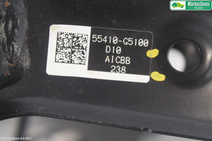 Kia NIRO (DE) 17-22 Bakaksel Feste Travers-Ramme