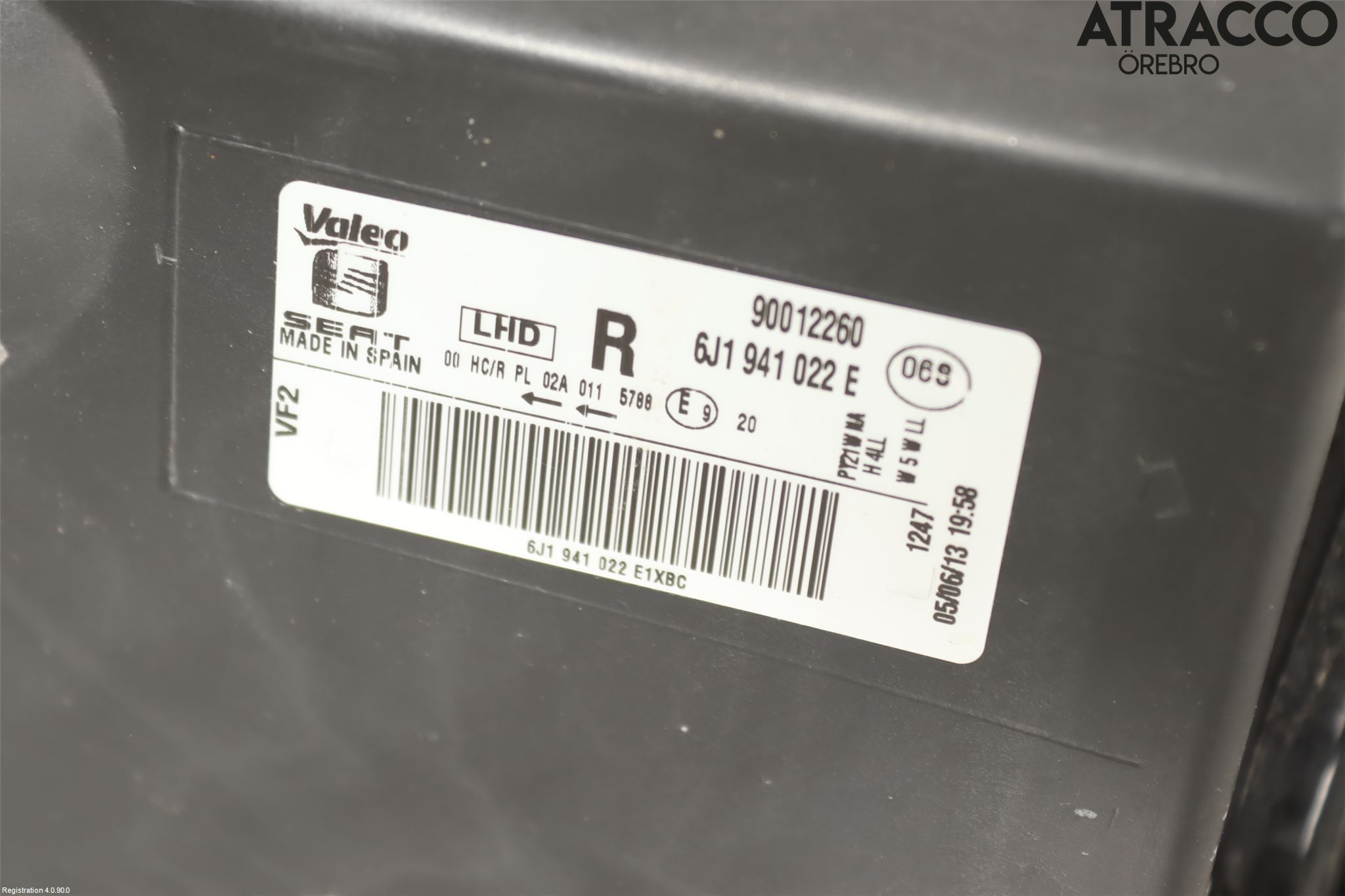 Seat IBIZA IV 08-16 Frontlykt Høyre