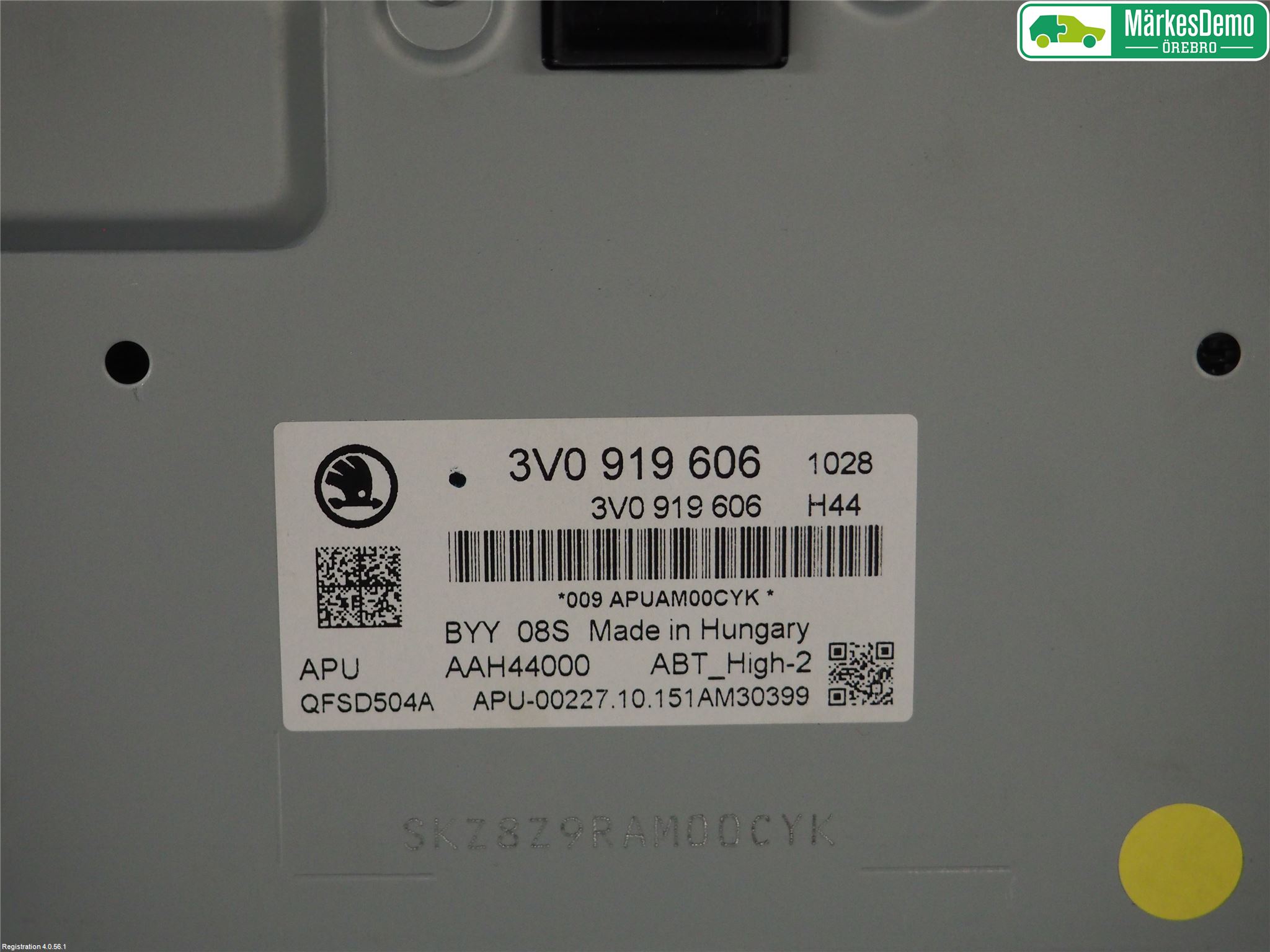 Skoda SUPERB 16-24 Instr Varselys - Display