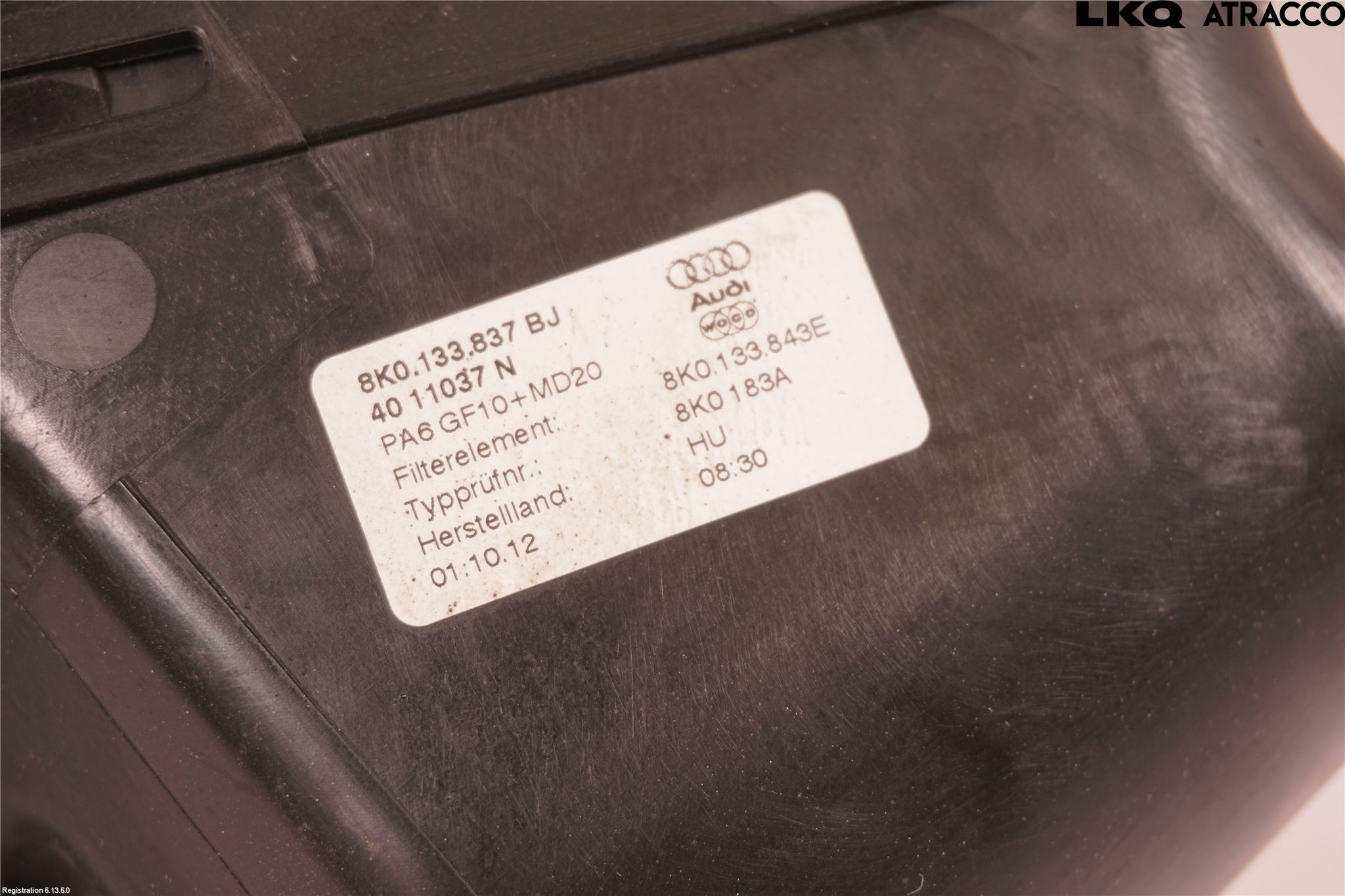 Audi A5 07-16 Luftfilter Boks