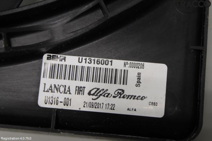 Alfa GIULIETTA Kjølevifte Elektrisk