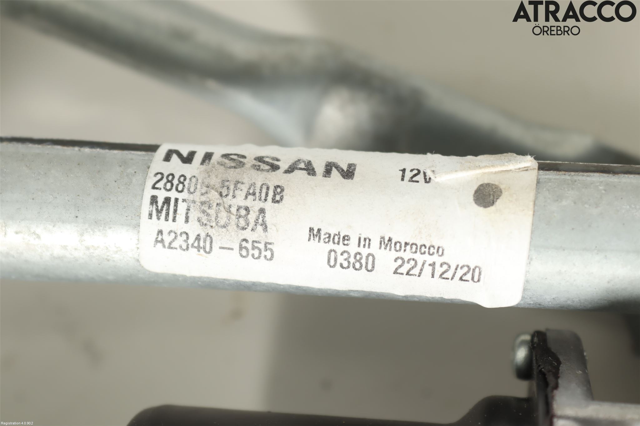 Nissan MICRA 17- Viskeroverføring Frontrute