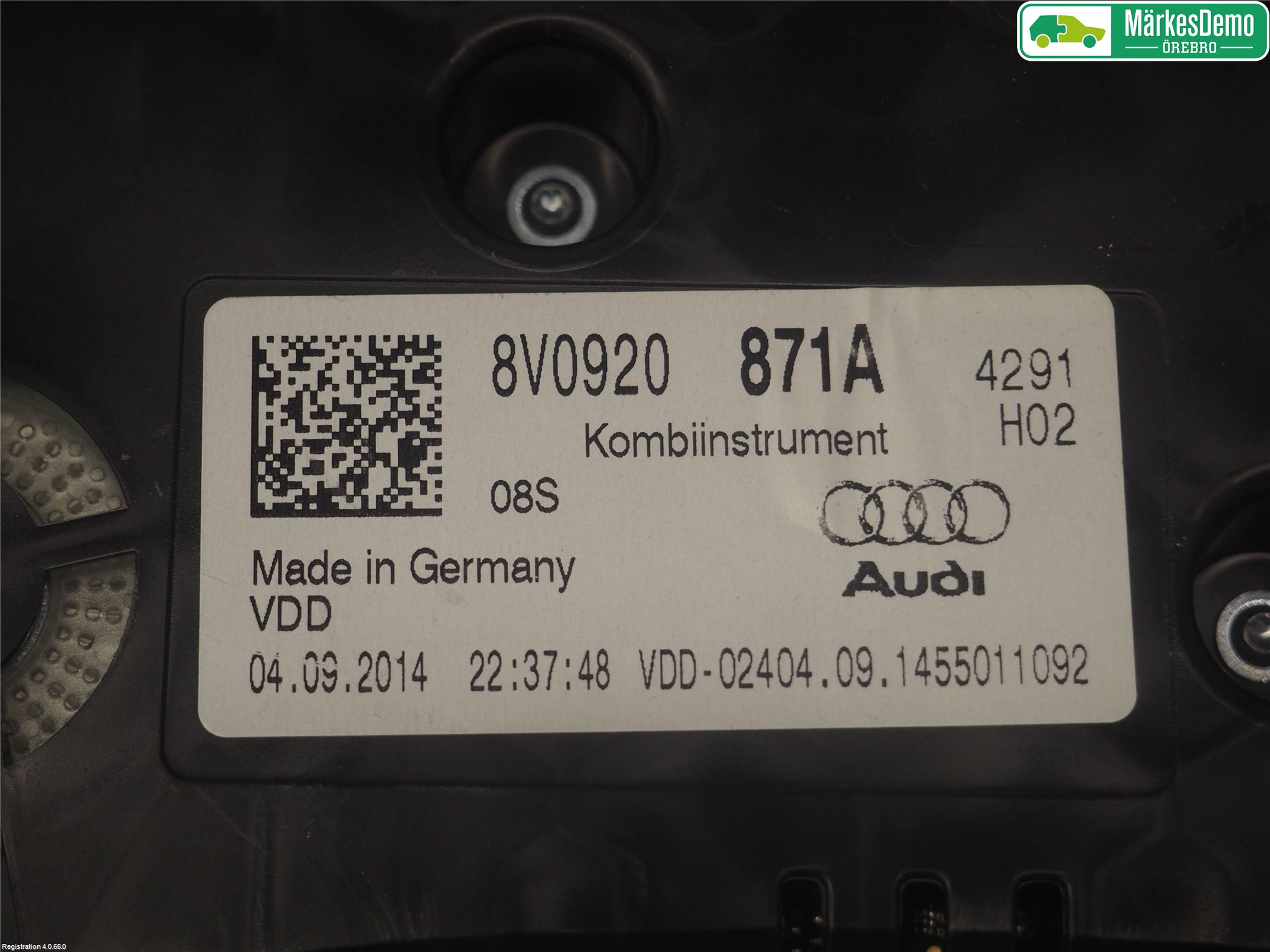 Audi A3/S3 8V 13-20 Instr Kombinert