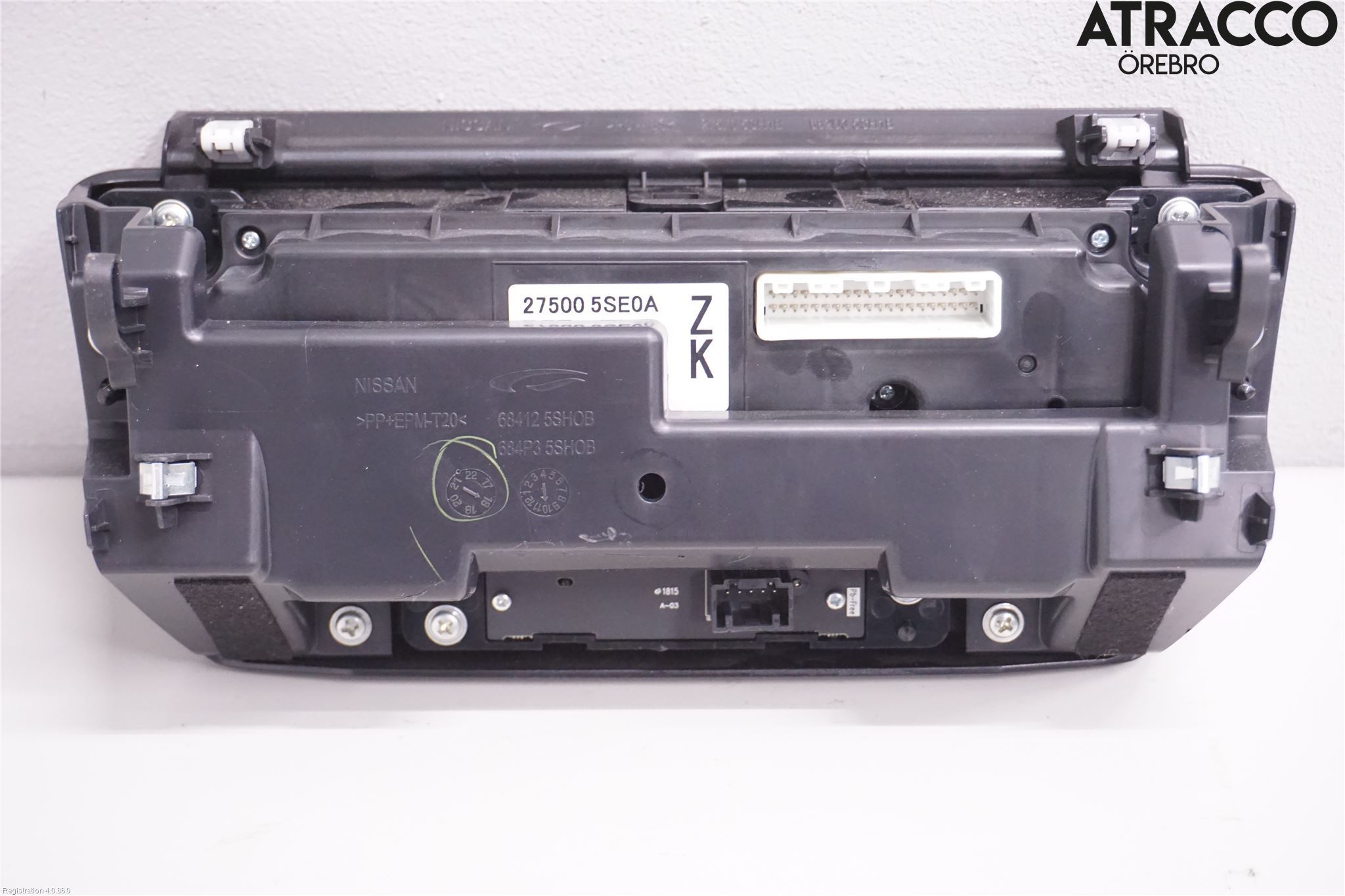 Nissan LEAF 18- Varme Ac Betjening-Display
