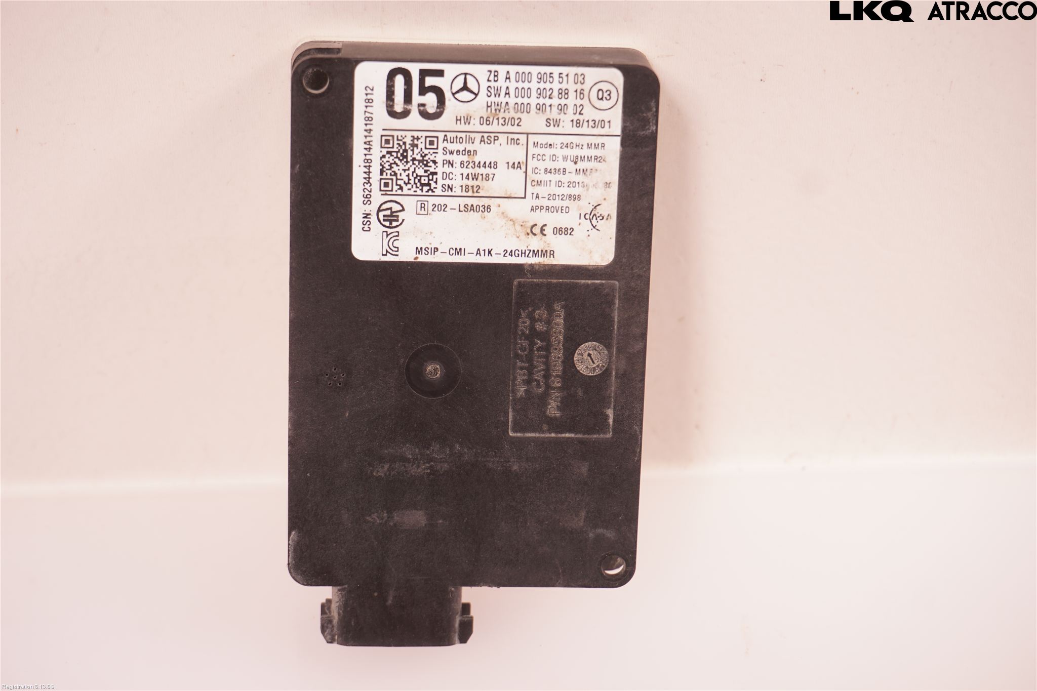 Mercedes-Benz MB E-KLASS (W212) 09-16 Sensor Fartsbegrensning