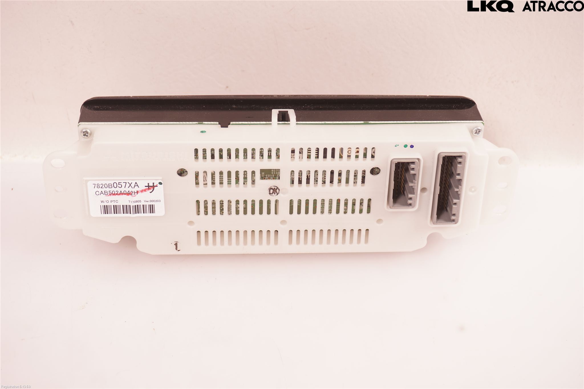 Mitsubishi OUTLANDER 13-21 Varme Ac Betjening-Display