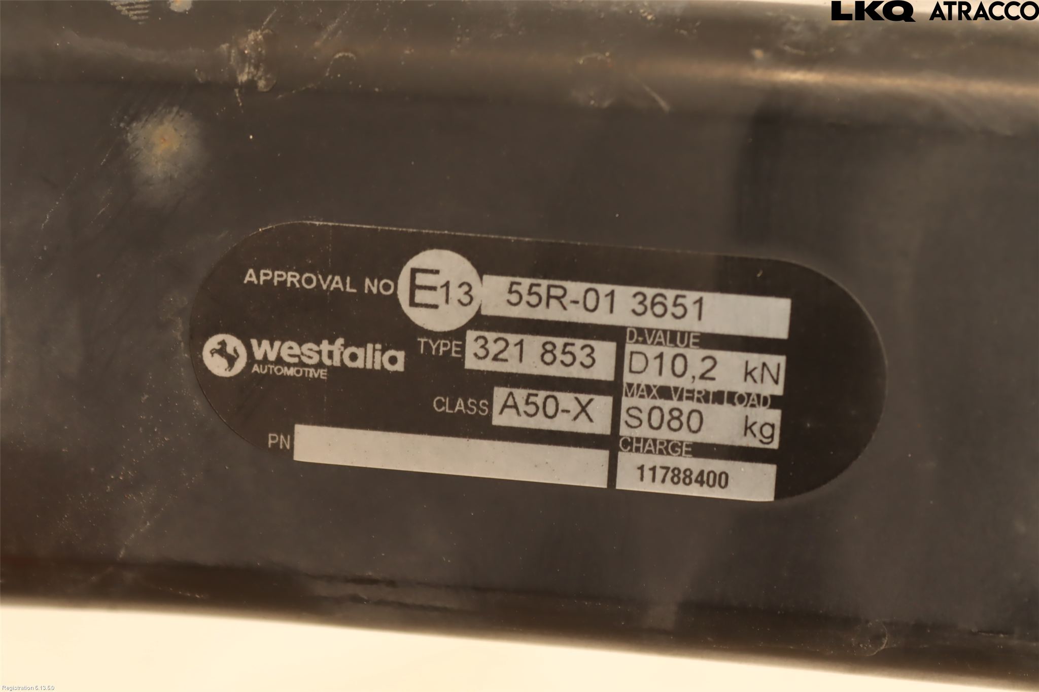 Volkswagen VW GOLF / E-GOLF VII 13-20 Tilhengerfeste