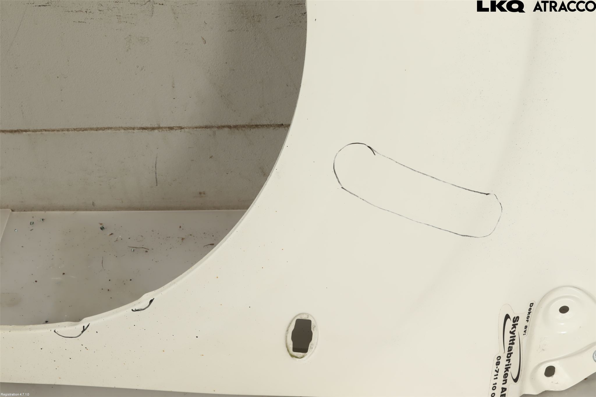 Citroen BERLINGO 08-18 Skjerm Foran Venstre