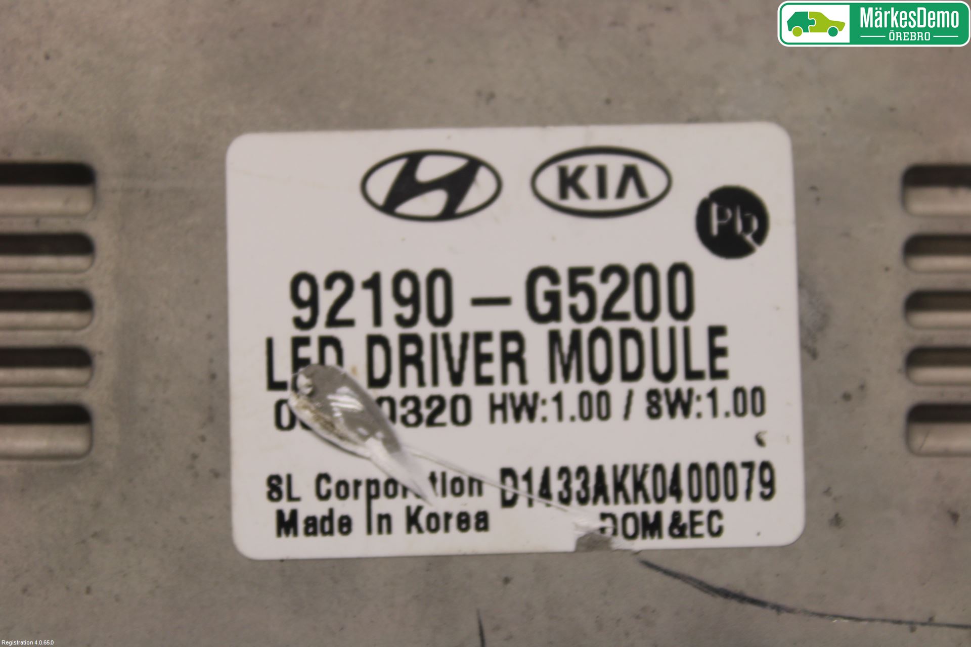 Kia NIRO (DE) 17-22 Styreenhet Xenon