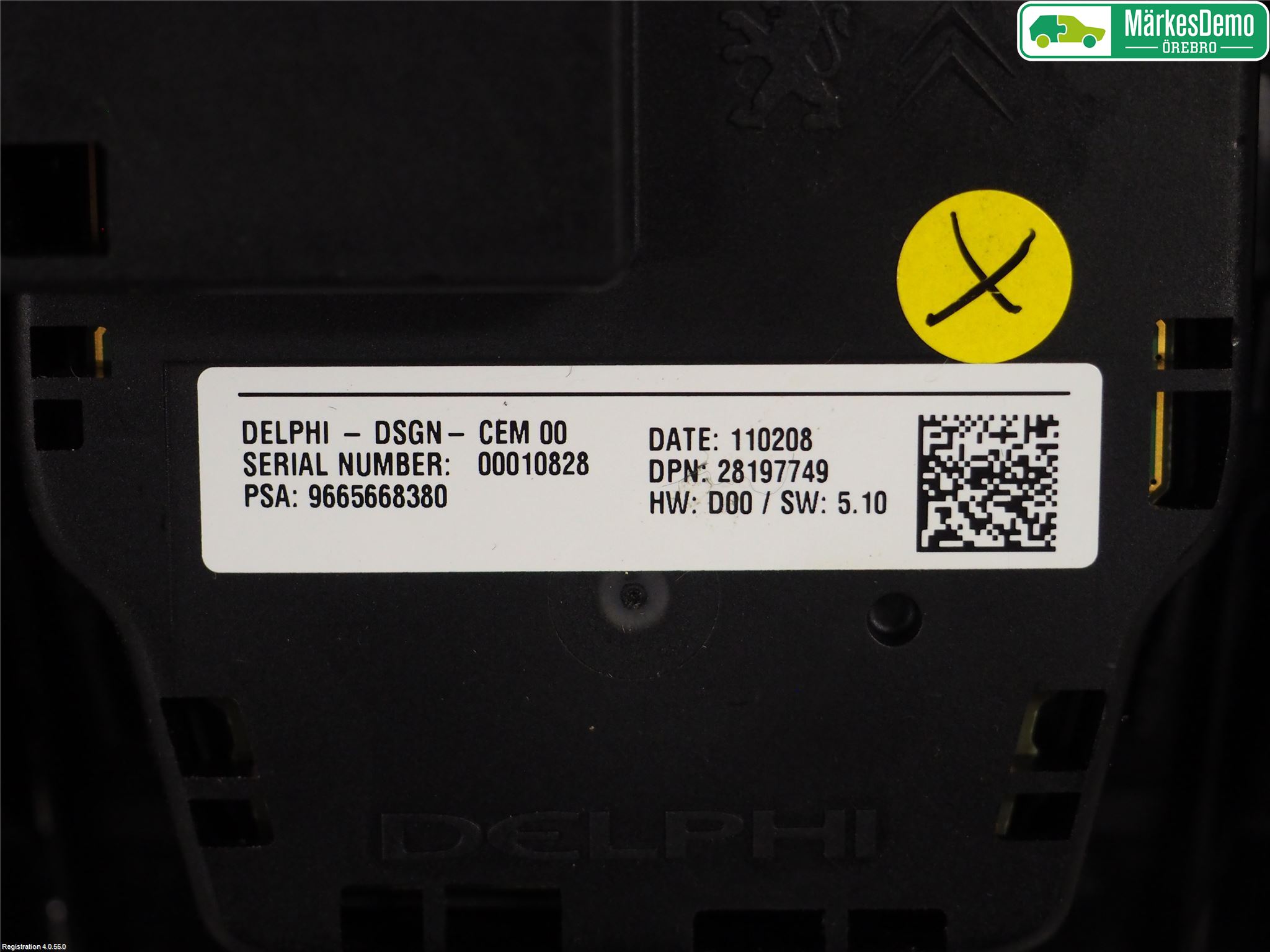 Peugeot 508 11-18 Bryter Cruisekontroll