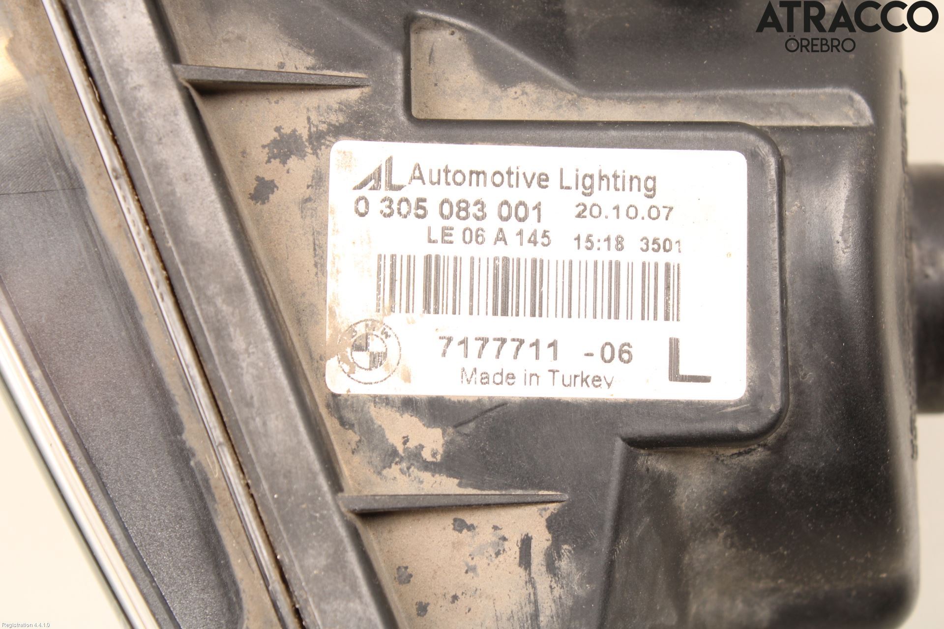 BMW 5 E60/61 Sed/Tou 02-10 Frontlykt-Kurve-Tåkelys