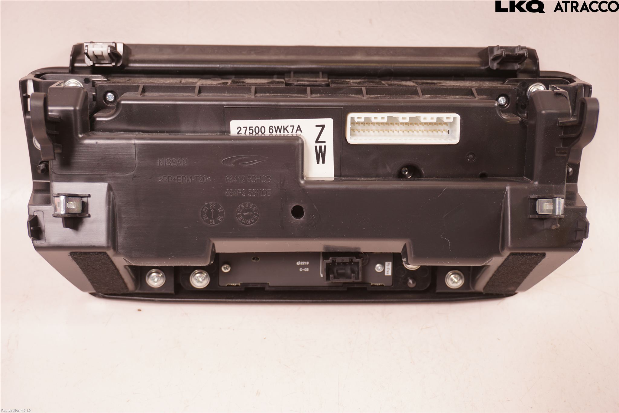Nissan LEAF 18- Varme Ac Betjening-Display