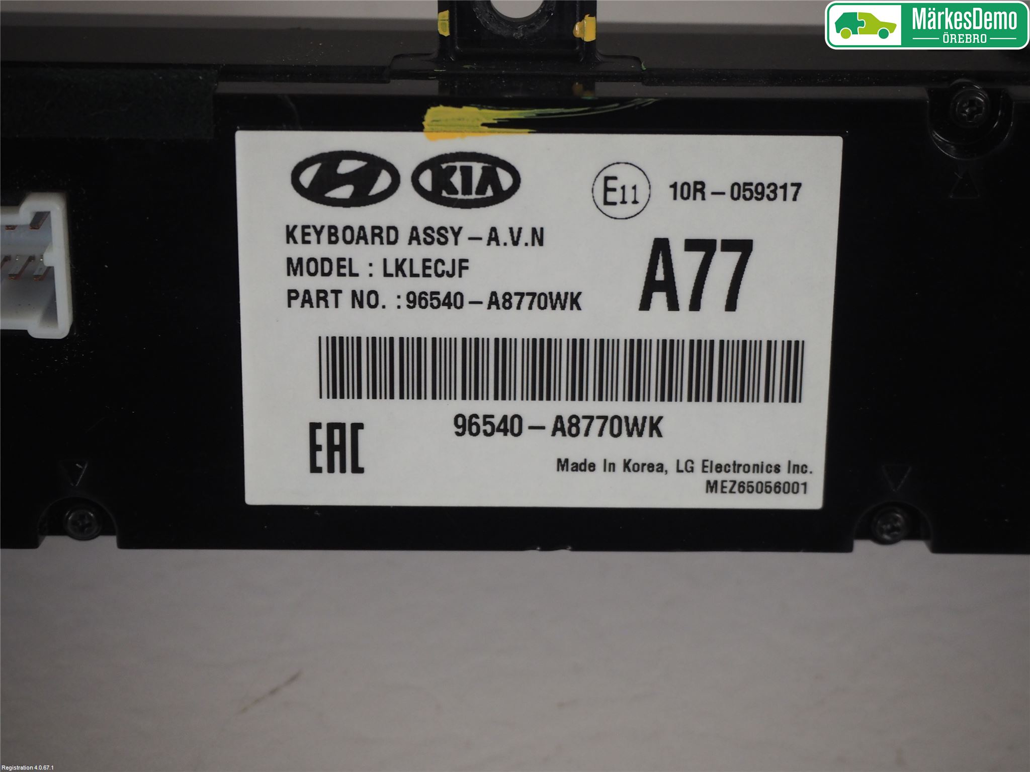 Kia OPTIMA 16-20 Stereo Radio Med Cd