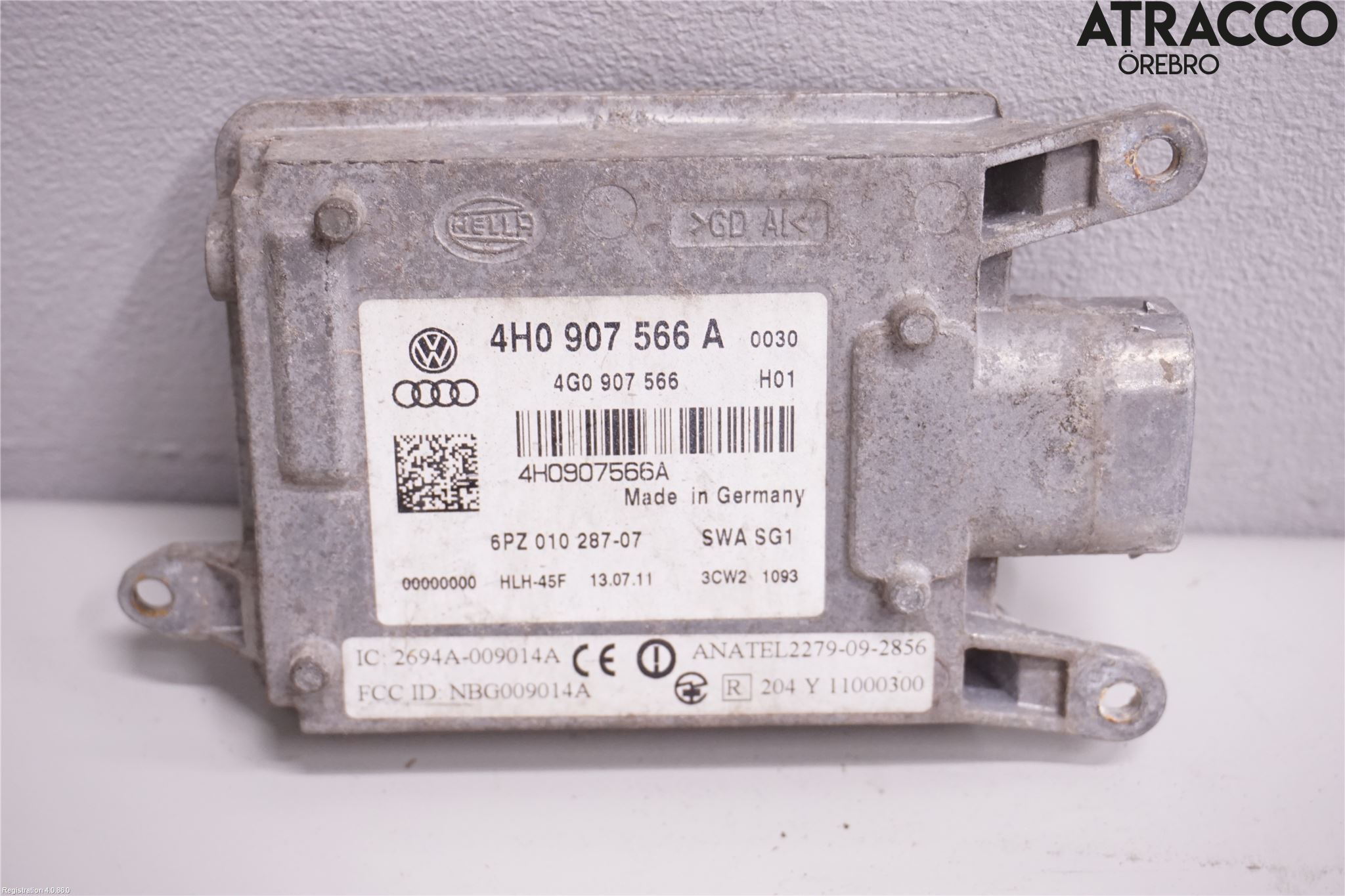 Audi A8/S8 4H 10-17 Sensor Kollisjonsbeskyttelse