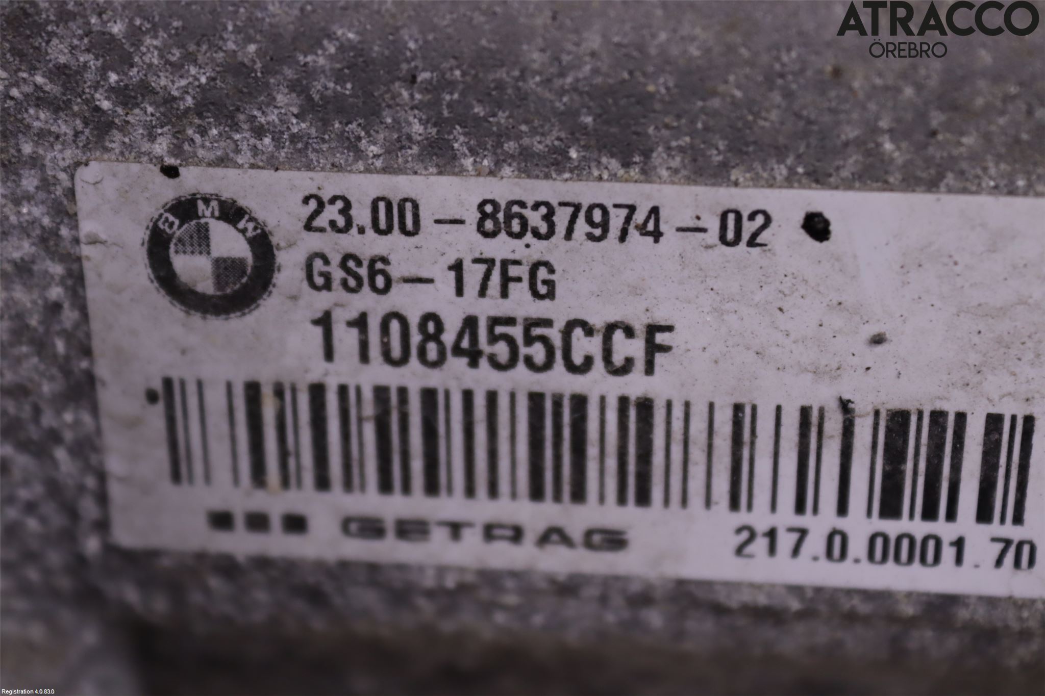BMW 1 F20/F21 11-19 Gearkasse 6 Trinn