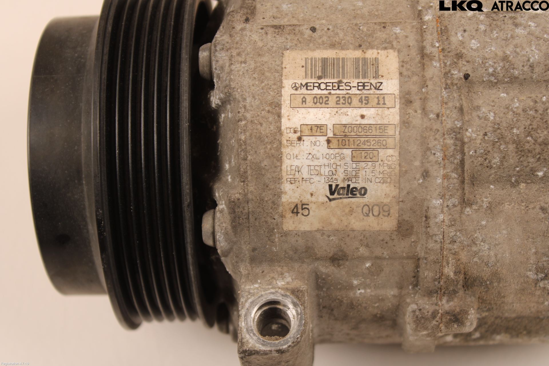 Mercedes-Benz MB C-KLASS (W204) 07-15 Varme Ac Kompressor