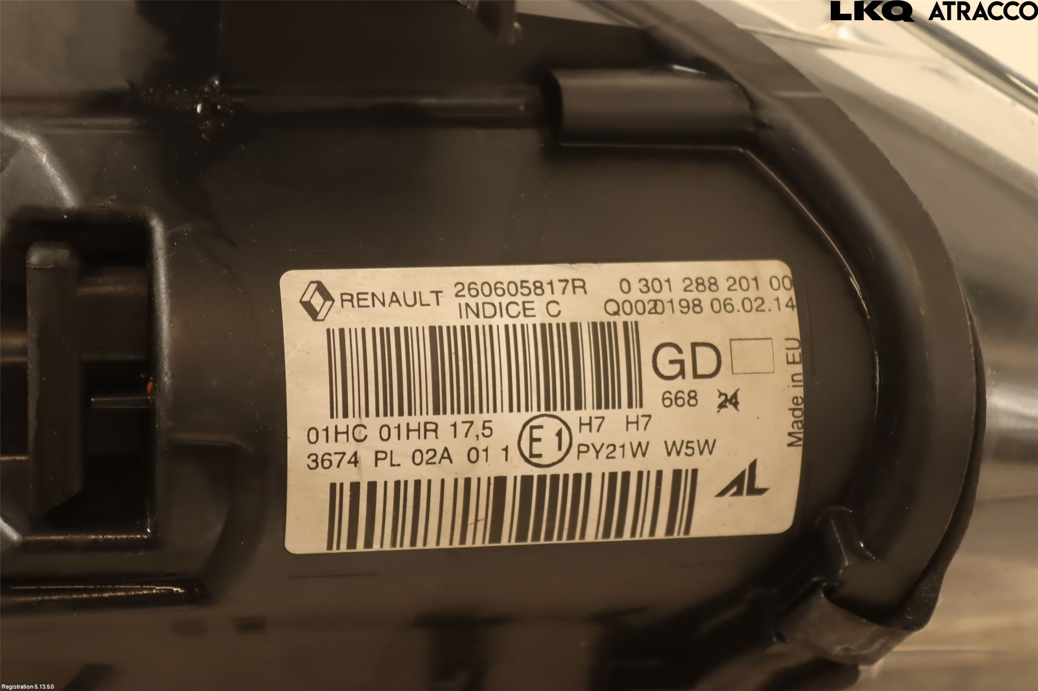 Renault MEGANE III 09-15 Frontlykt Venstre