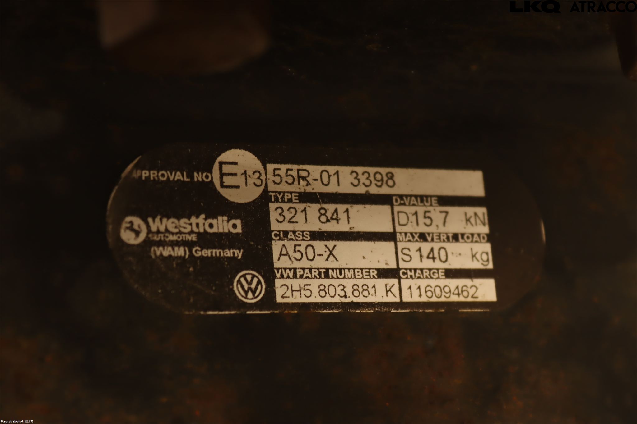 Volkswagen VW AMAROK 2H 10-22 Tilhengerfeste